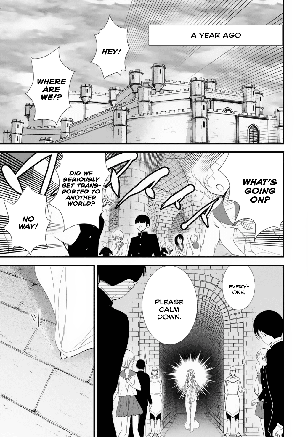 Class Ga Isekai Shoukan Sareta Naka Ore Dake Nokotta N Desu Ga chapter 3 - page 2