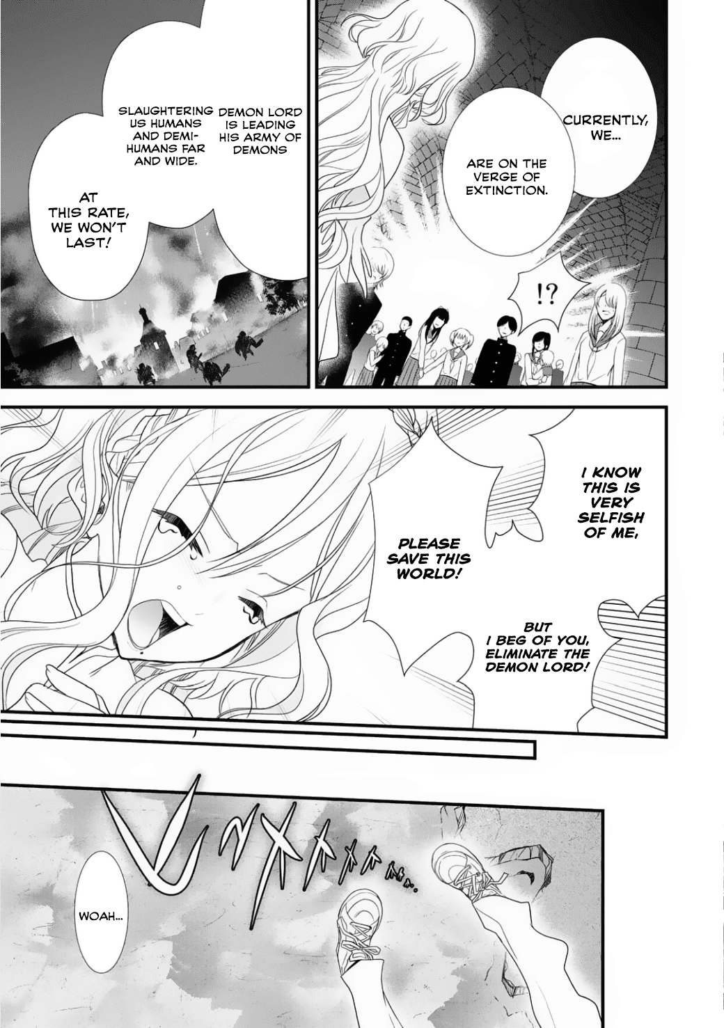 Class Ga Isekai Shoukan Sareta Naka Ore Dake Nokotta N Desu Ga chapter 3 - page 4