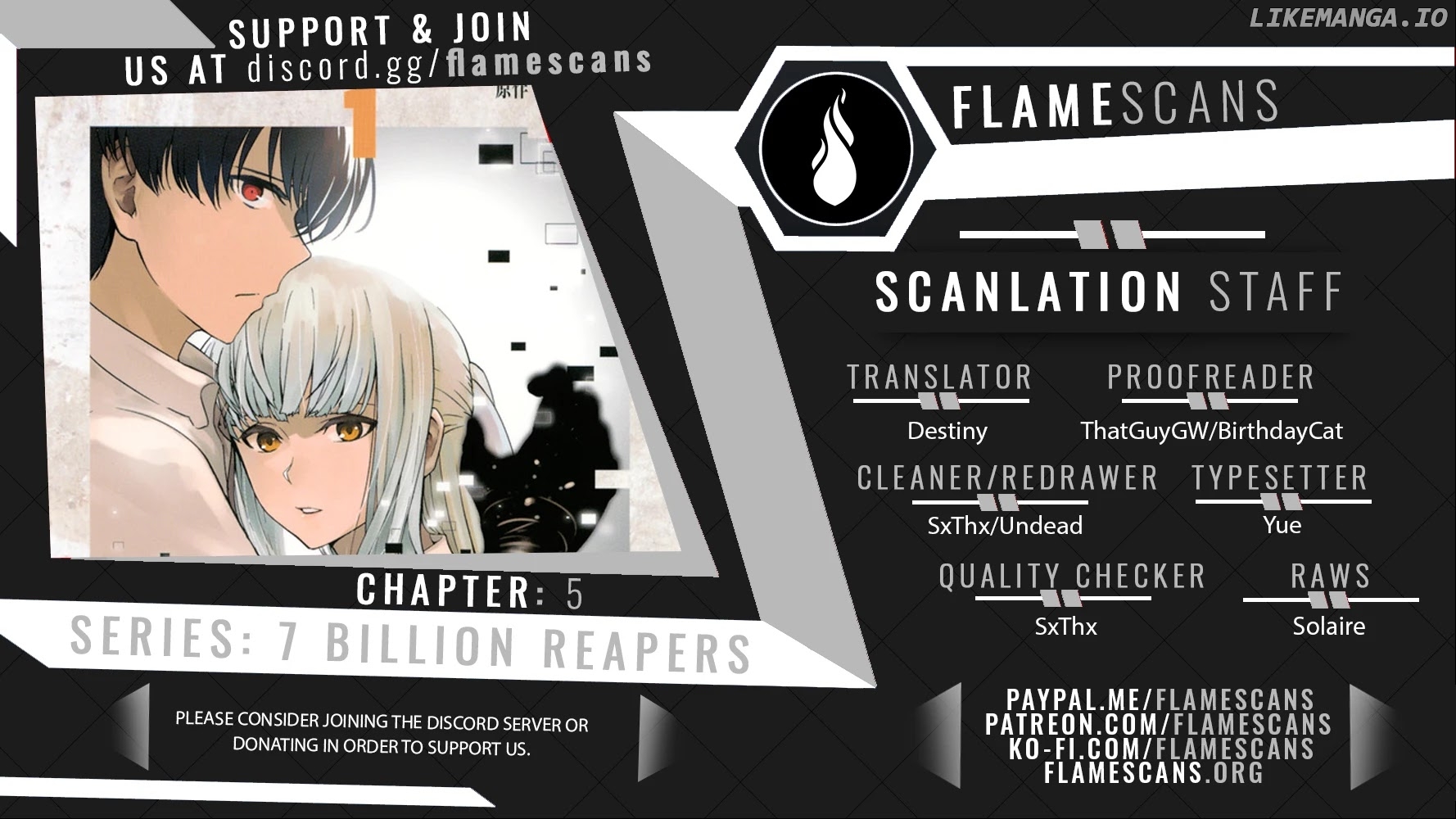 You, The One And Only, And The Seven Billion Grim Reapers chapter 5 - page 1