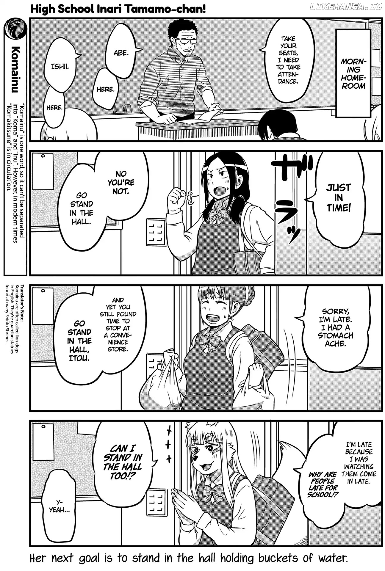 High School Inari Tamamo-Chan! chapter 4 - page 3