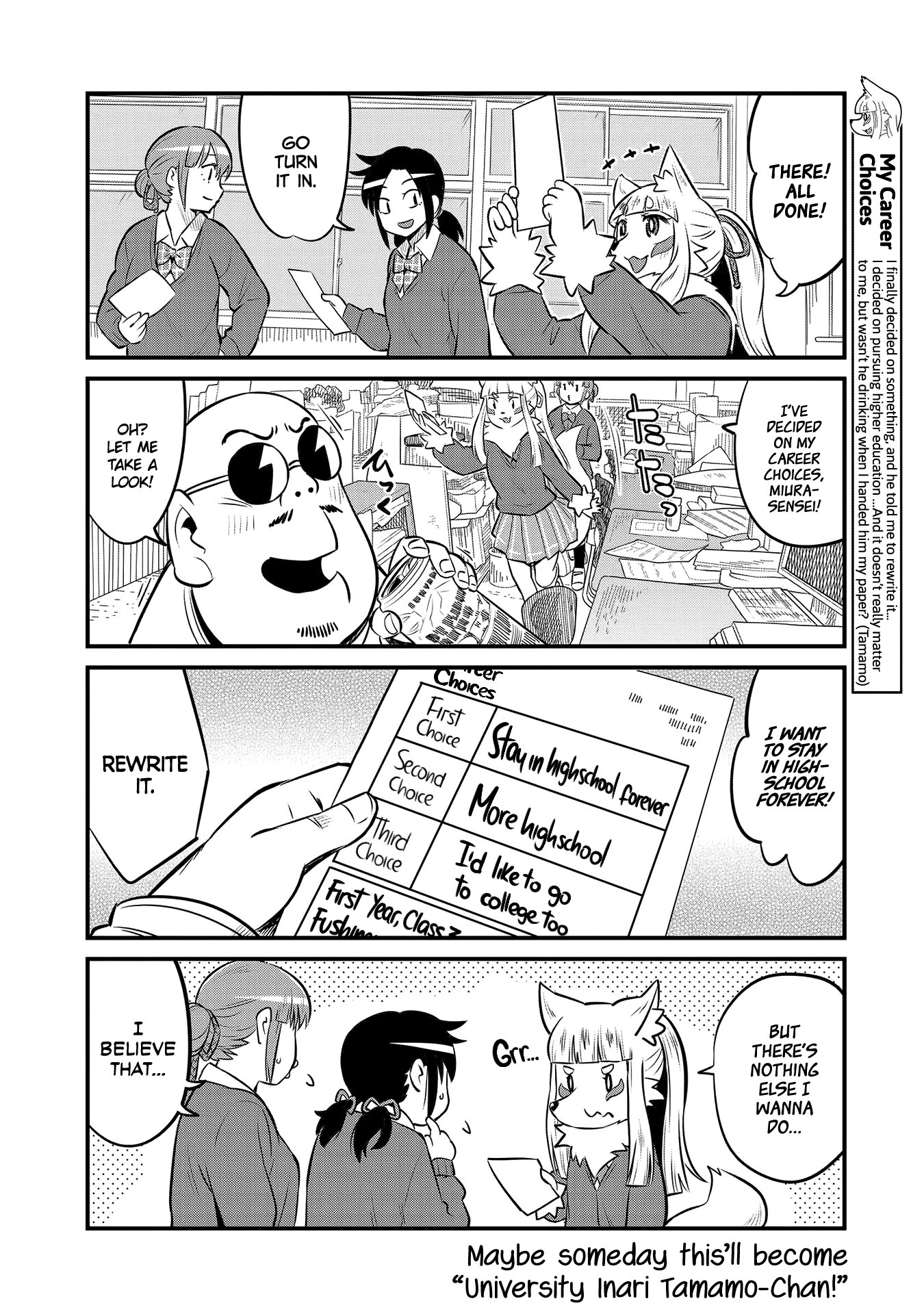 High School Inari Tamamo-Chan! chapter 60 - page 8