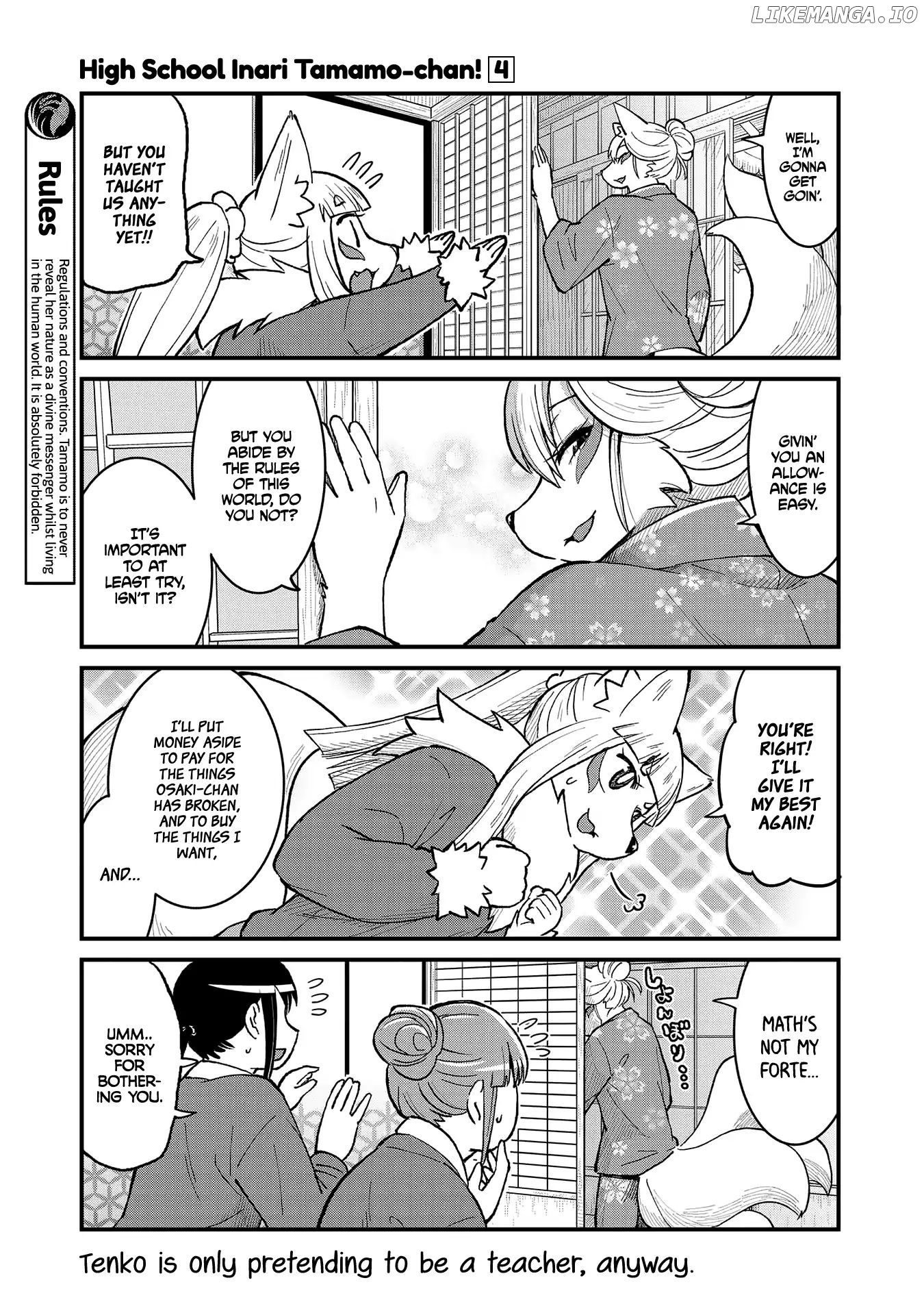 High School Inari Tamamo-Chan! chapter 49 - page 7