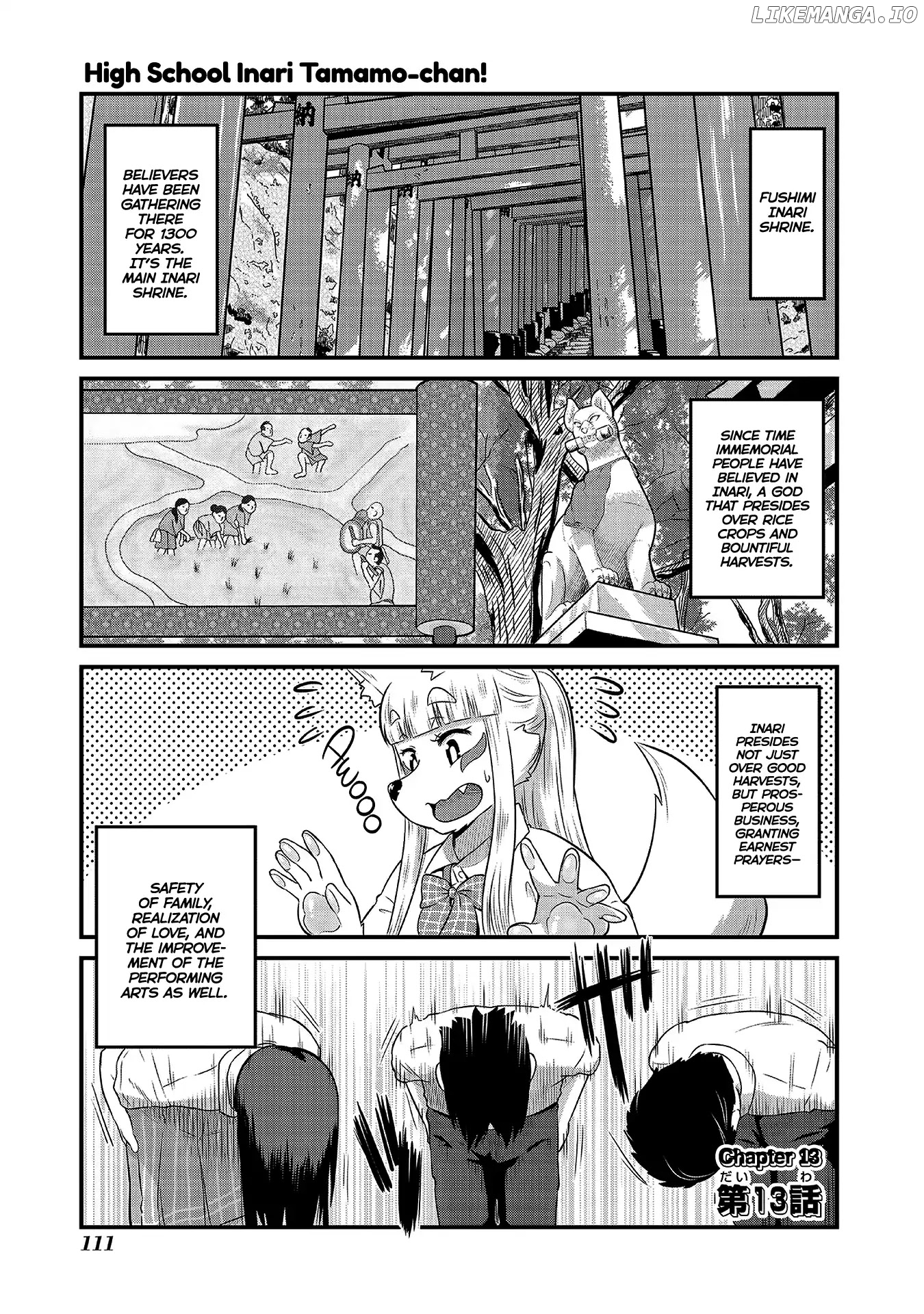High School Inari Tamamo-Chan! chapter 13 - page 1
