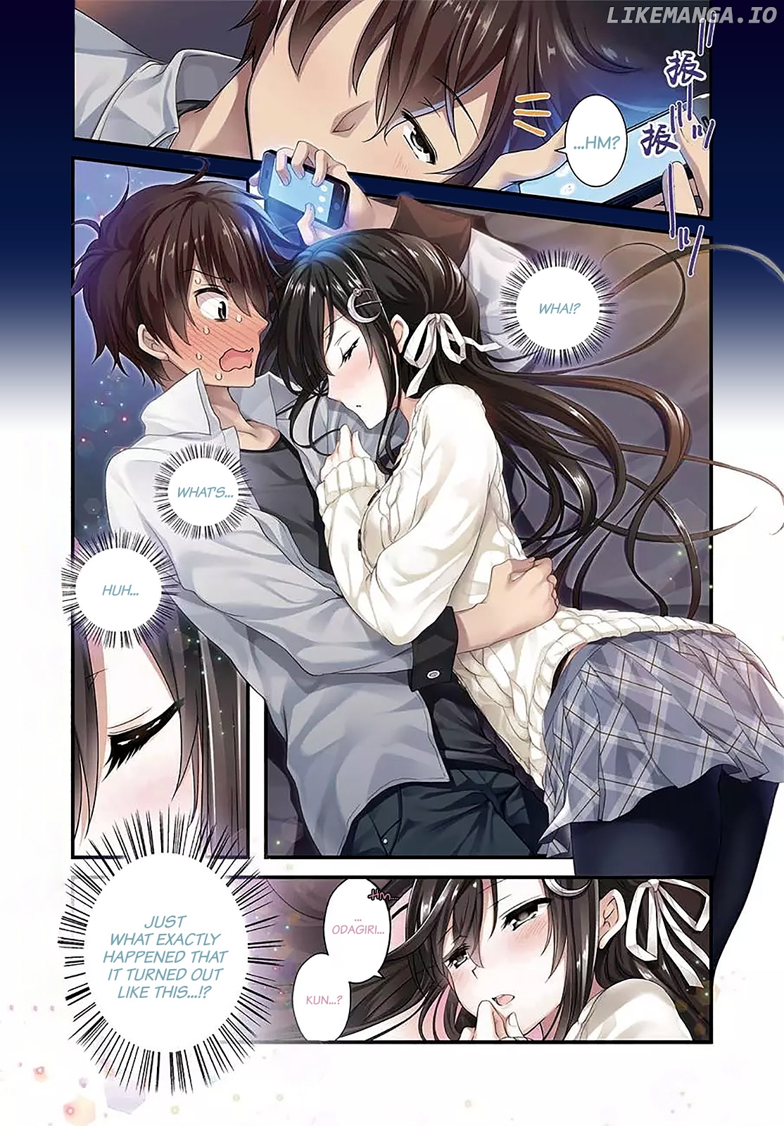 Hiota no Kanojo ga Ore no Motteru Eroge ni Kyoumi Shinshin Nanda ga...... chapter 6 - page 1