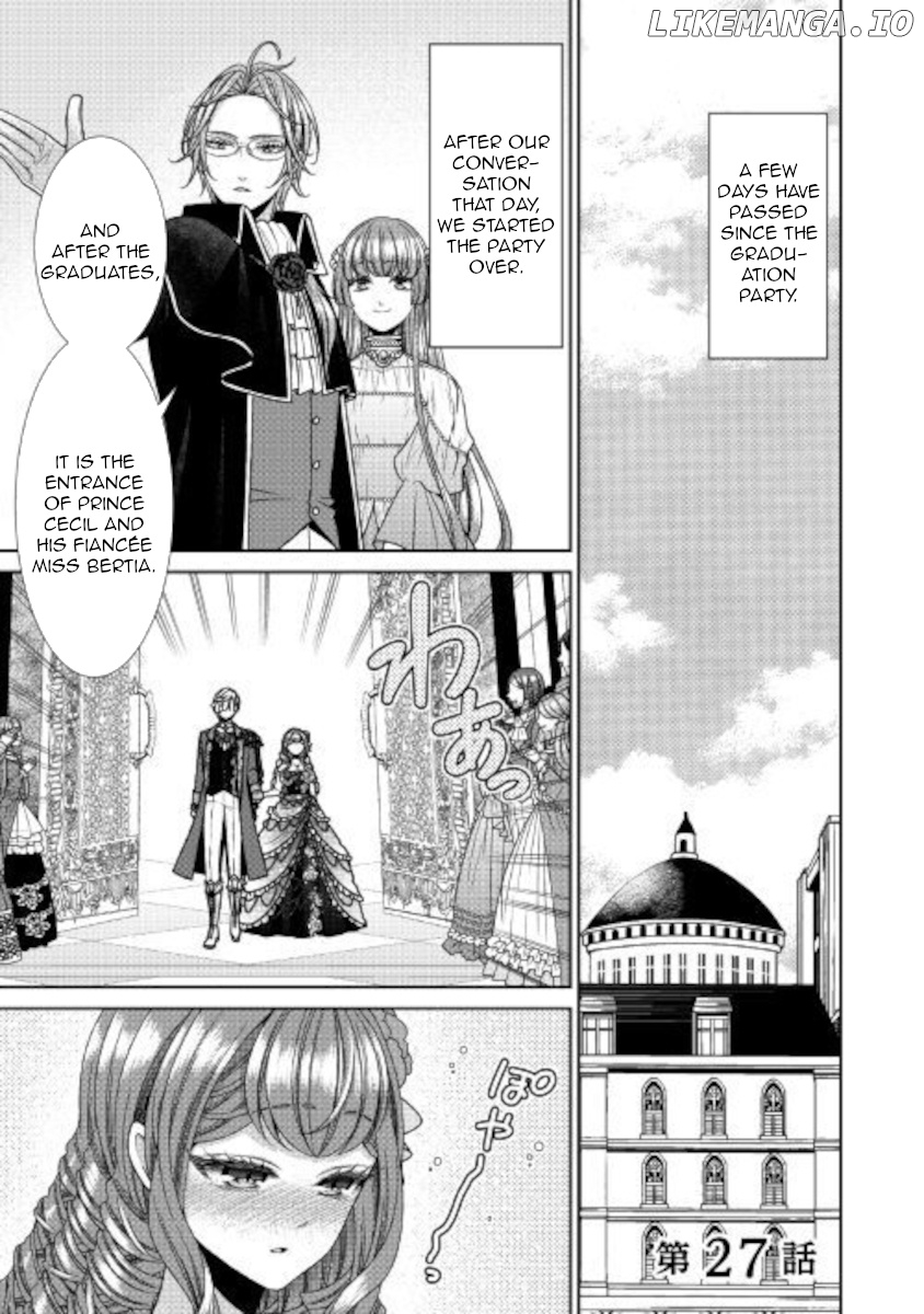 Fiancée’s Observation Log of the Self-proclaimed Villainess chapter 27 - page 1