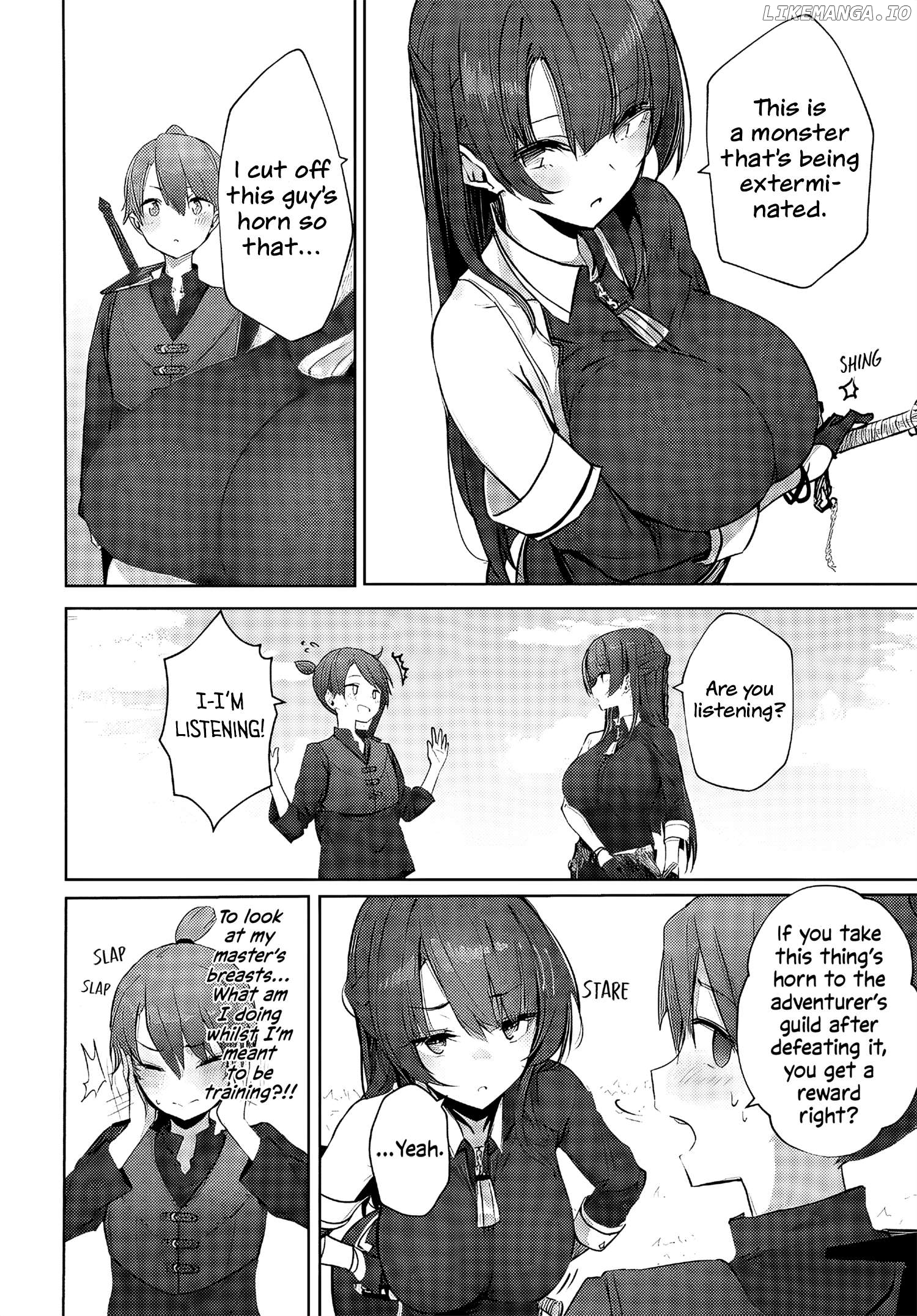 My Female Sword Master, Who I Live With, Is So Cute That I’m Happy Every Day Chapter 1 - page 9