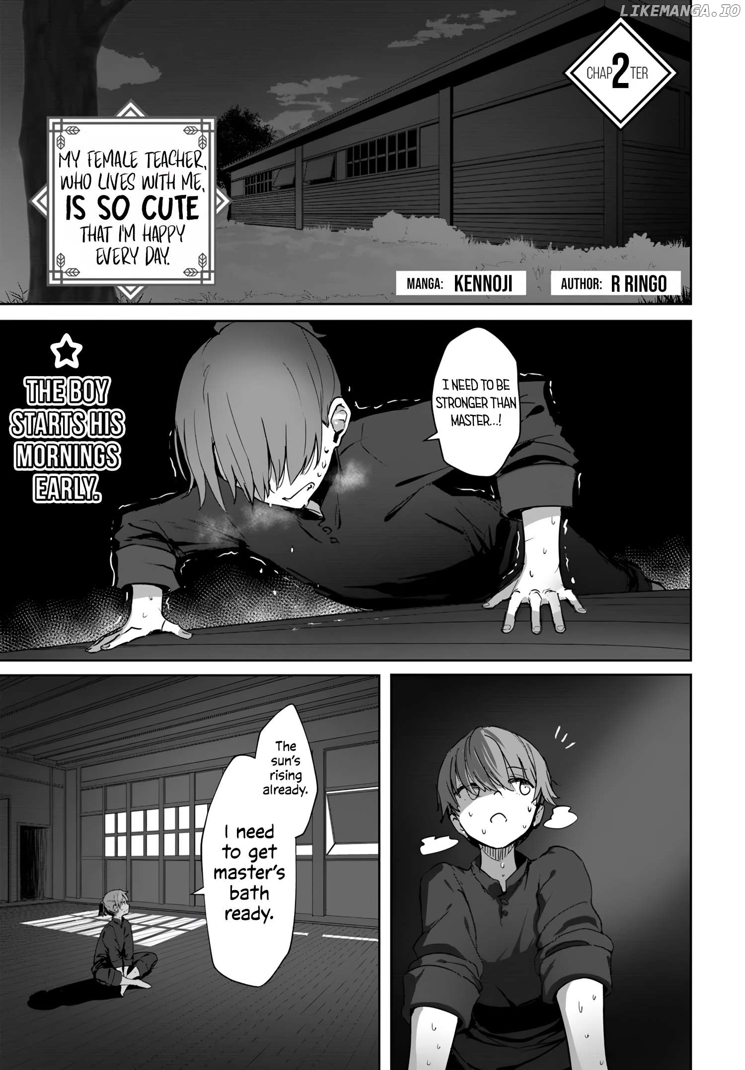 My Female Sword Master, Who I Live With, Is So Cute That I’m Happy Every Day Chapter 2 - page 2
