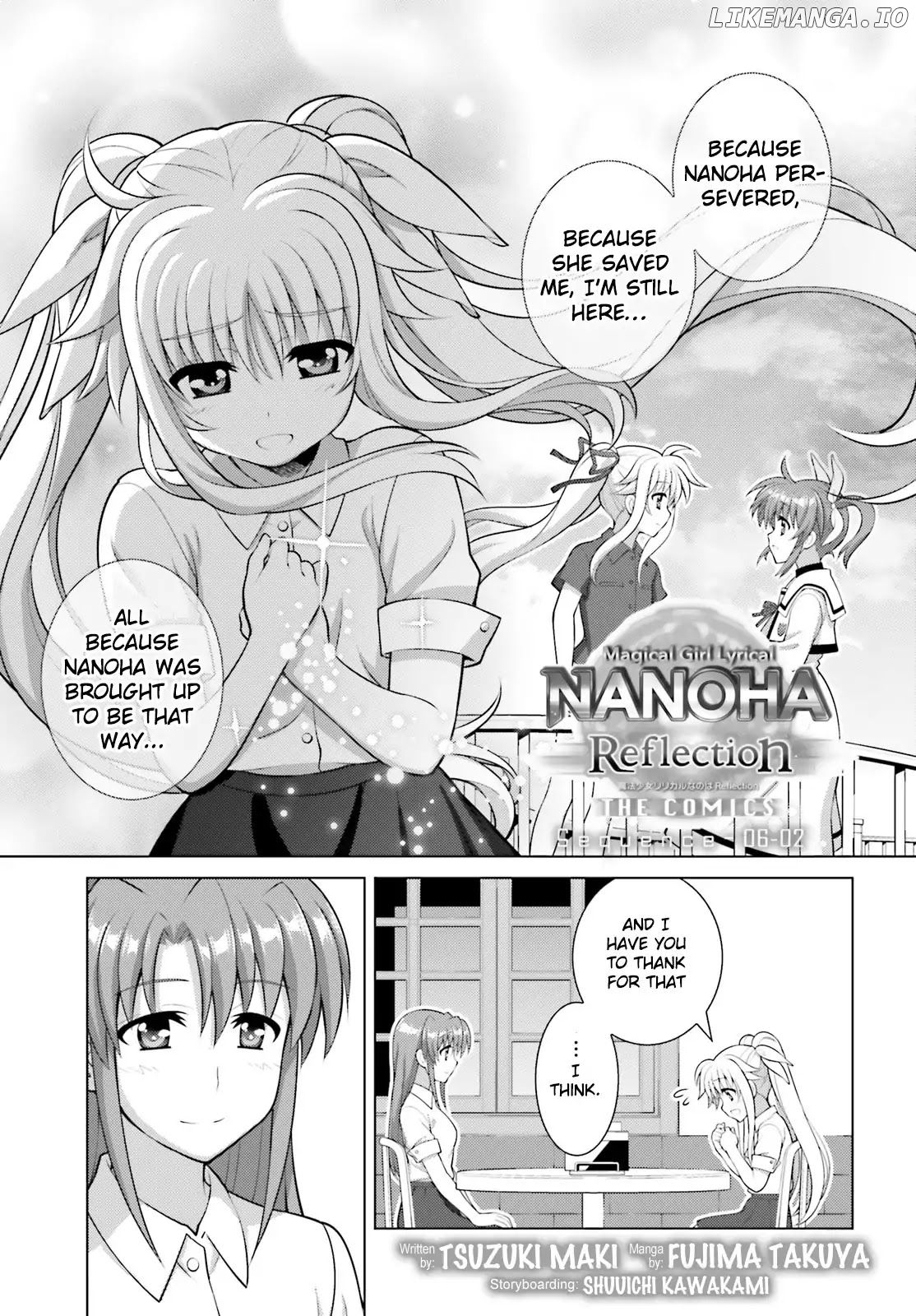 Magical Girl Lyrical Nanoha Reflection THE COMICS chapter 6.2 - page 3