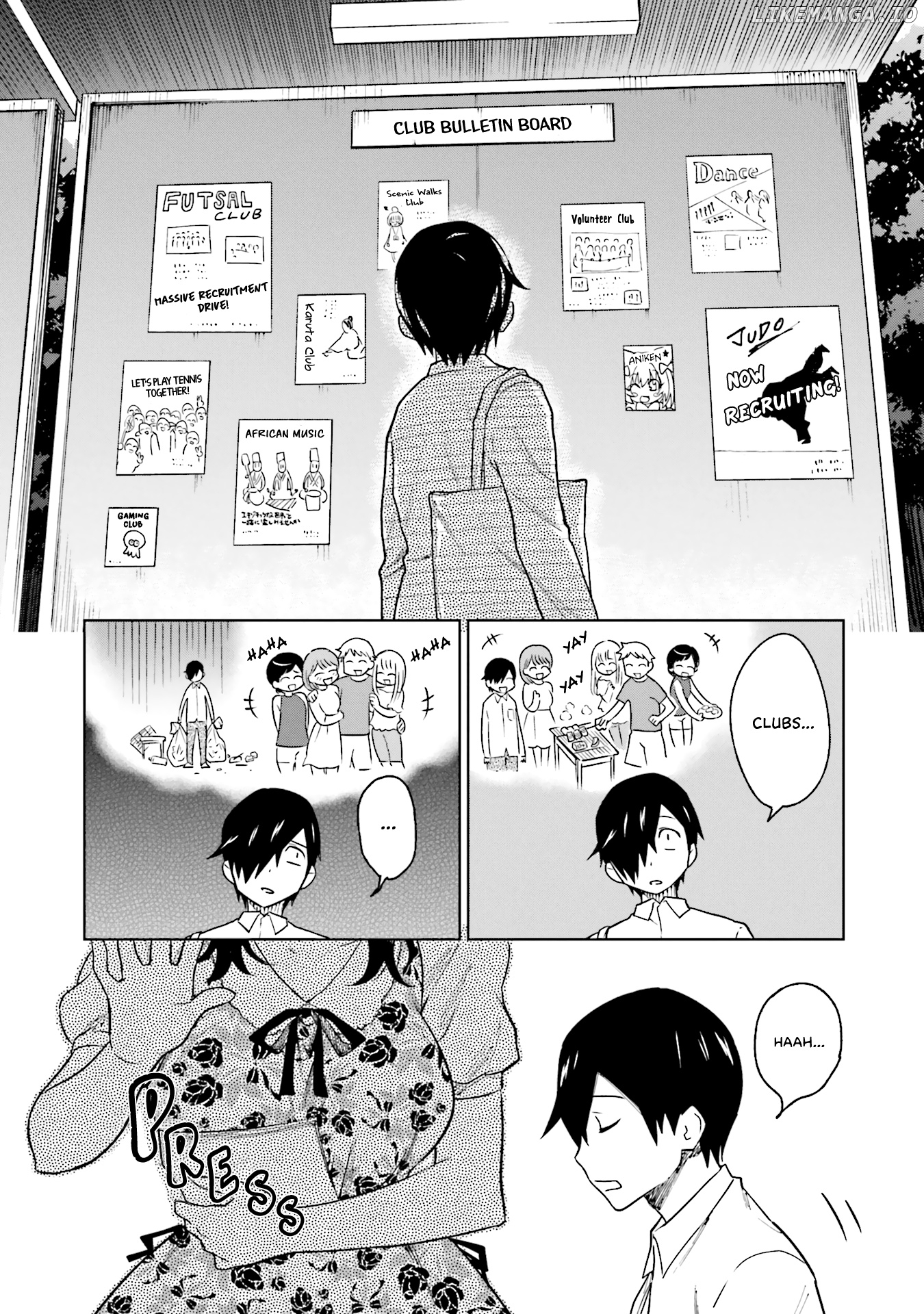 Enami-kun wa Ikiru no ga tsurai chapter 6 - page 2