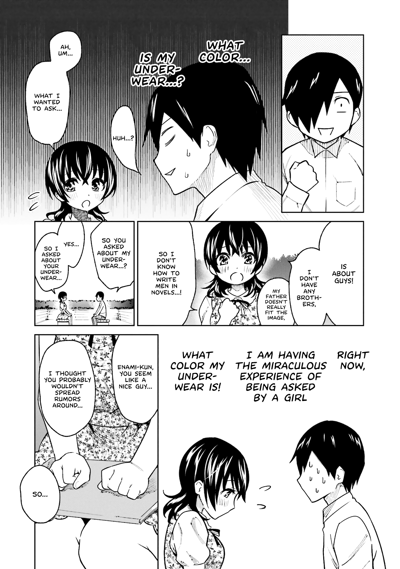 Enami-kun wa Ikiru no ga tsurai chapter 6 - page 9