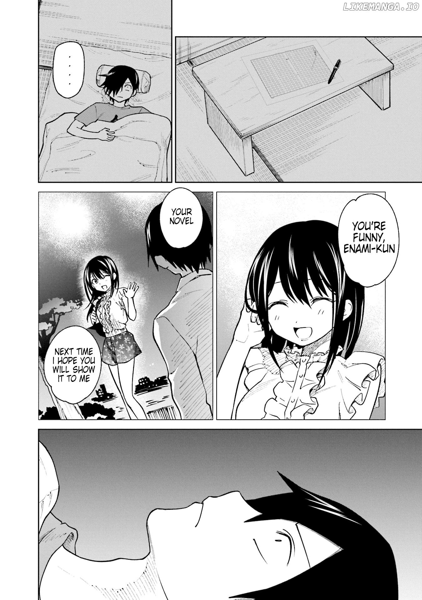 Enami-kun wa Ikiru no ga tsurai chapter 10 - page 2