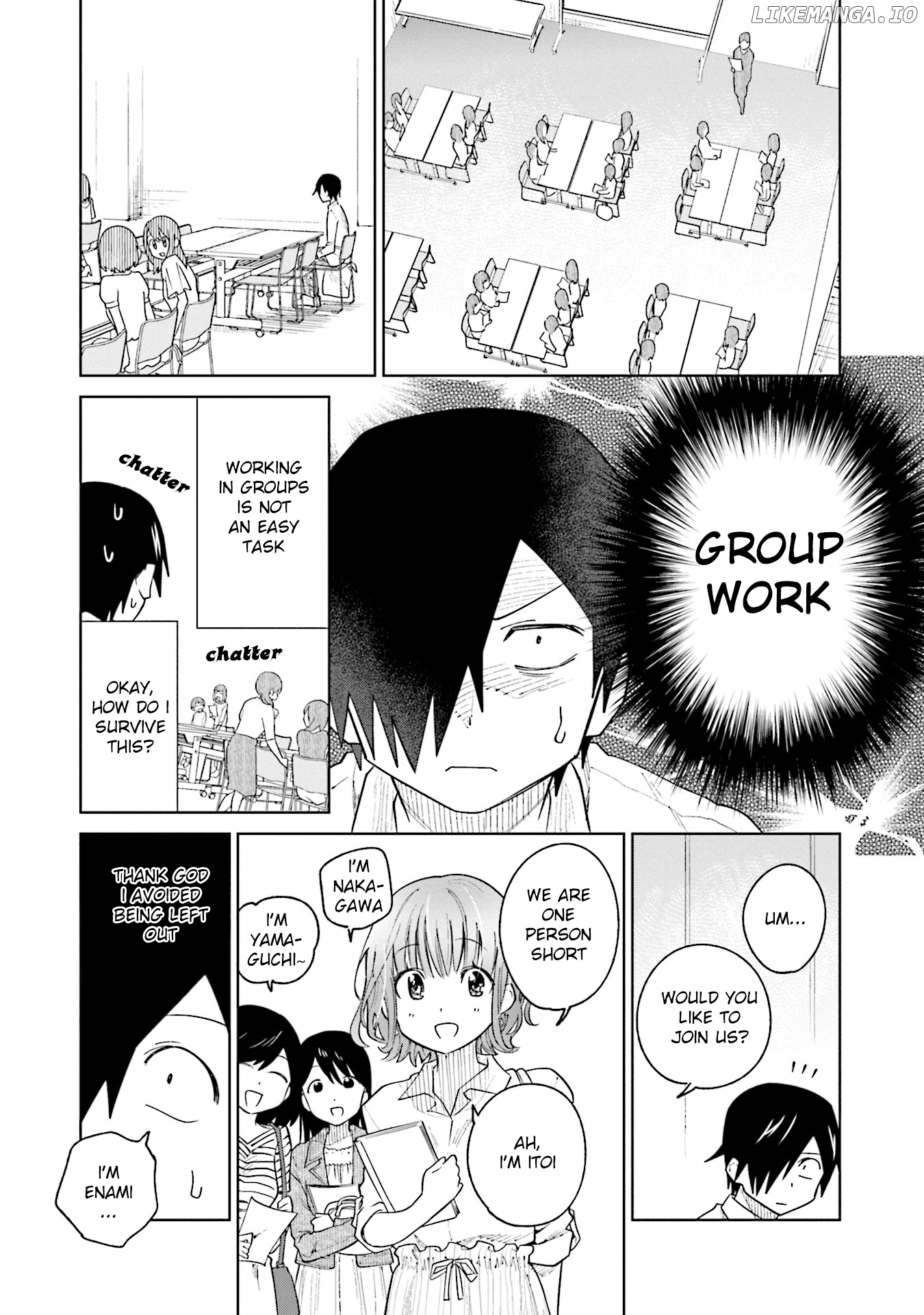 Enami-kun wa Ikiru no ga tsurai chapter 10 - page 7