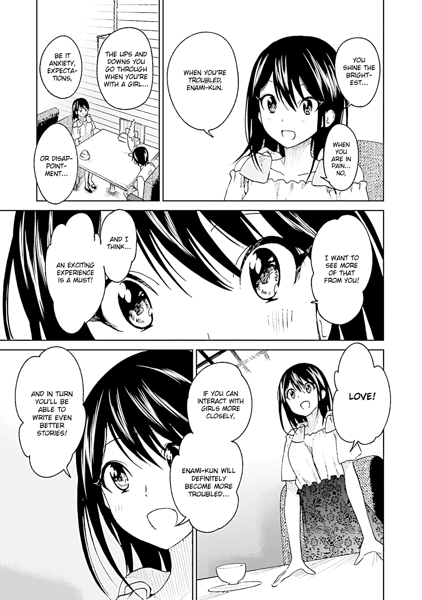 Enami-kun wa Ikiru no ga tsurai chapter 14 - page 3