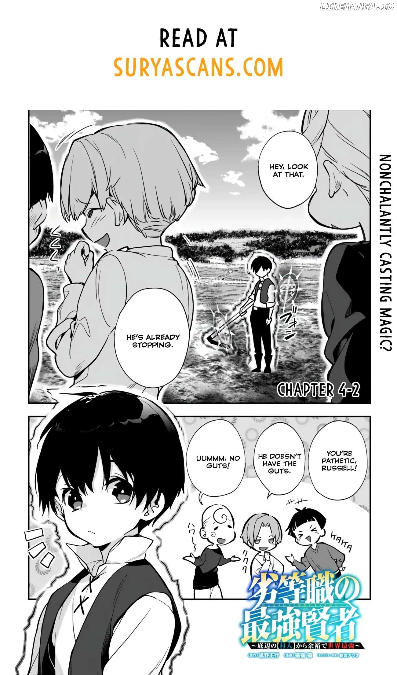 Rettoushoku no Saikyou Kenja - Teihen no "Murabito" kara Yoyuu de Sekai Saikyou Chapter 4.2 - page 3