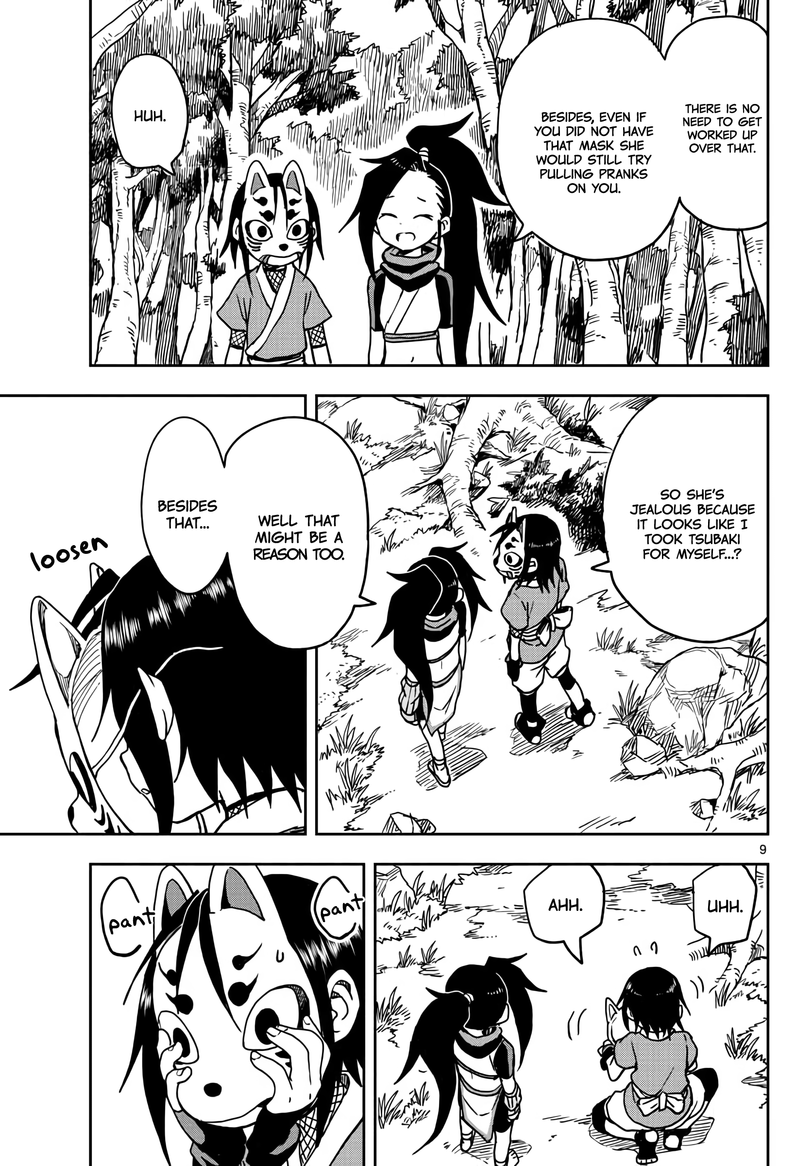 Kunoichi Tsubaki no Mune no Uchi Chapter 17 - page 9