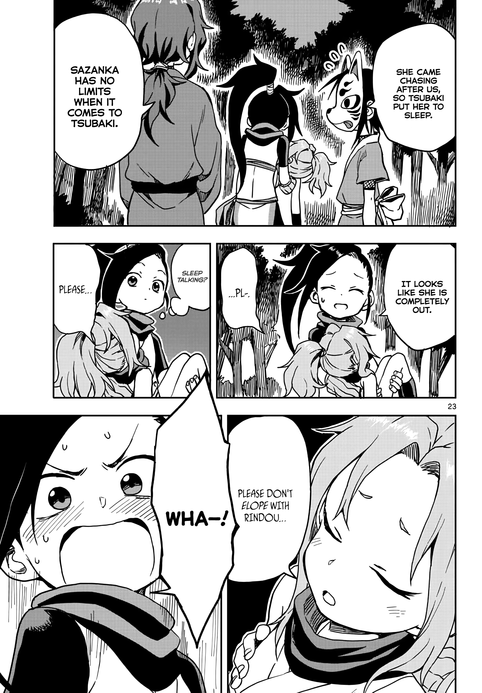 Kunoichi Tsubaki no Mune no Uchi Chapter 15 - page 23
