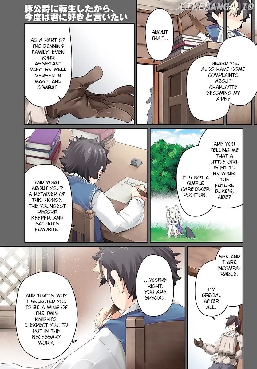 Buta Koushaku ni Tensei Shitakara, Kondo wa Kimi ni Suki to Iitai chapter 12 - page 2