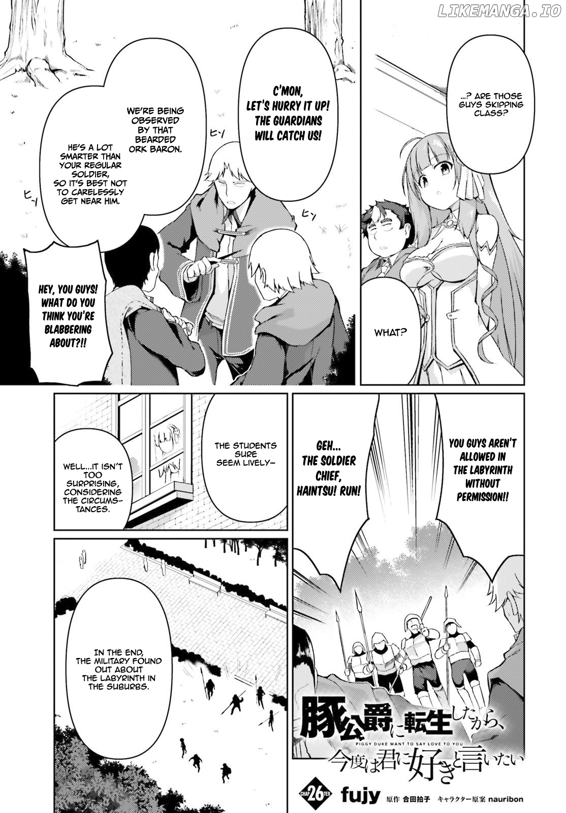 Buta Koushaku ni Tensei Shitakara, Kondo wa Kimi ni Suki to Iitai chapter 26 - page 2