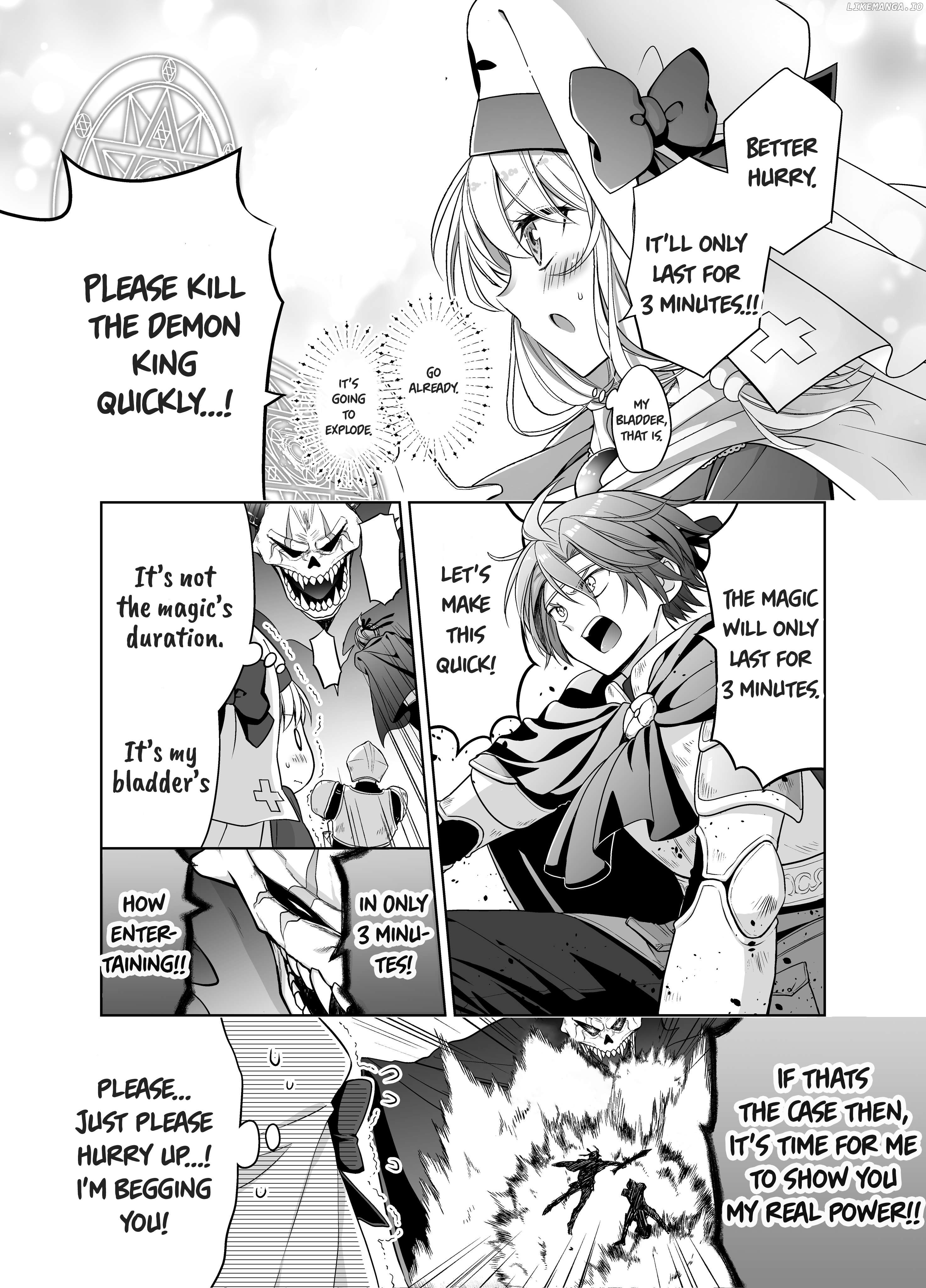 Healer-Chan Whose Urge To Urinate Is Steadily Increasing In The Middle Of The Final Boss Fight Chapter 3 - page 2