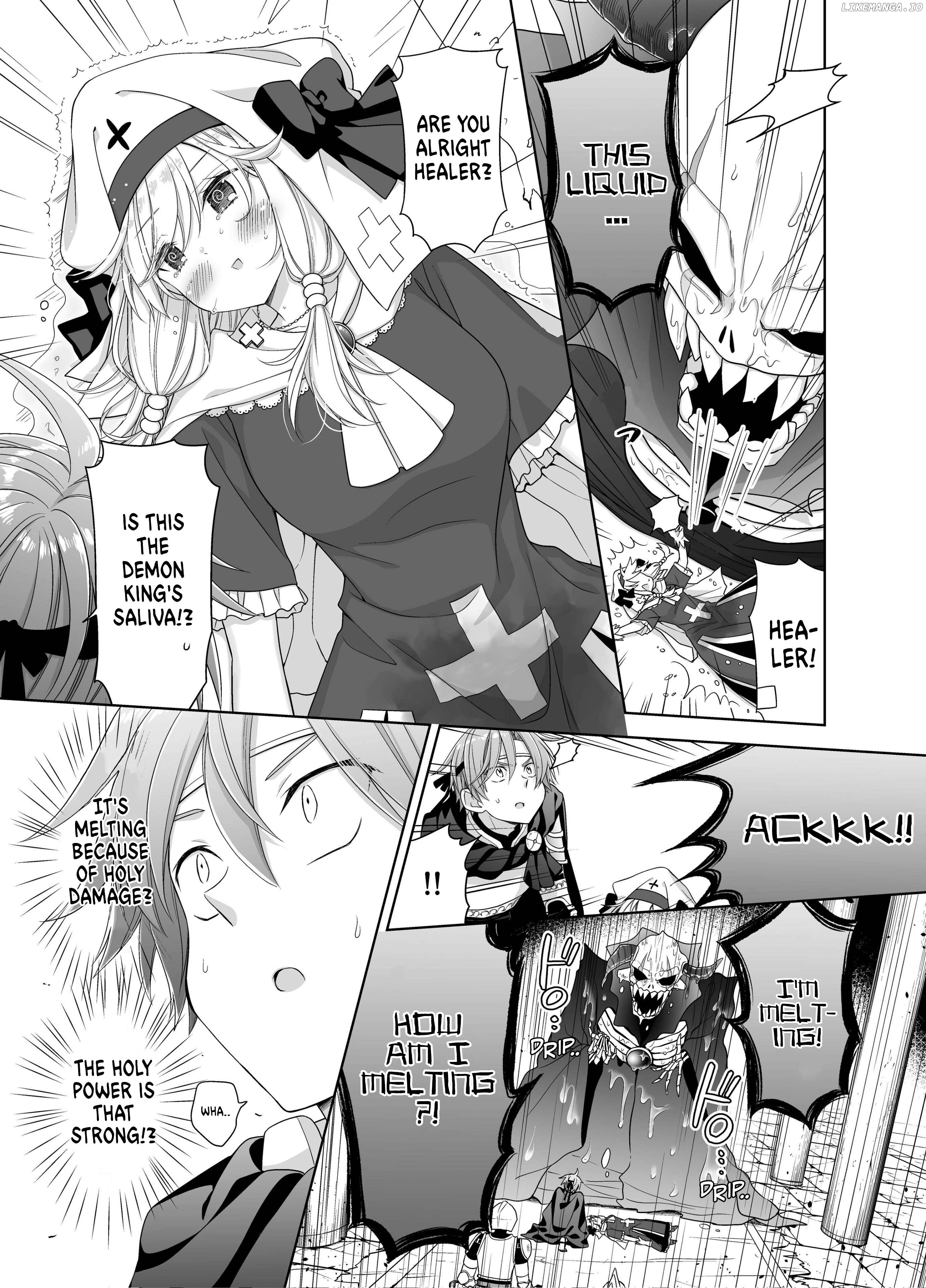 Healer-Chan Whose Urge To Urinate Is Steadily Increasing In The Middle Of The Final Boss Fight Chapter 7 - page 1