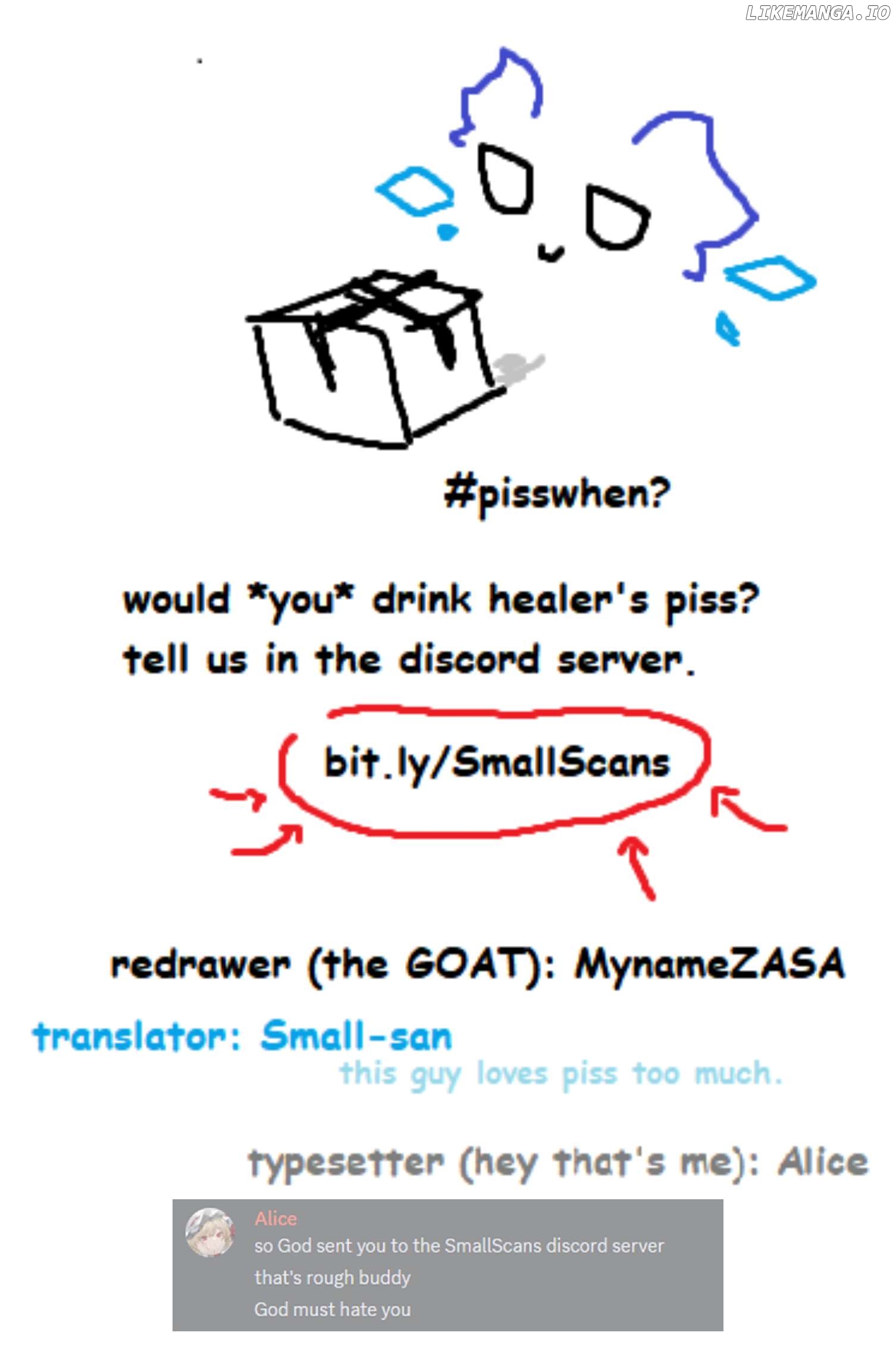 Healer-Chan Whose Urge To Urinate Is Steadily Increasing In The Middle Of The Final Boss Fight Chapter 7 - page 7