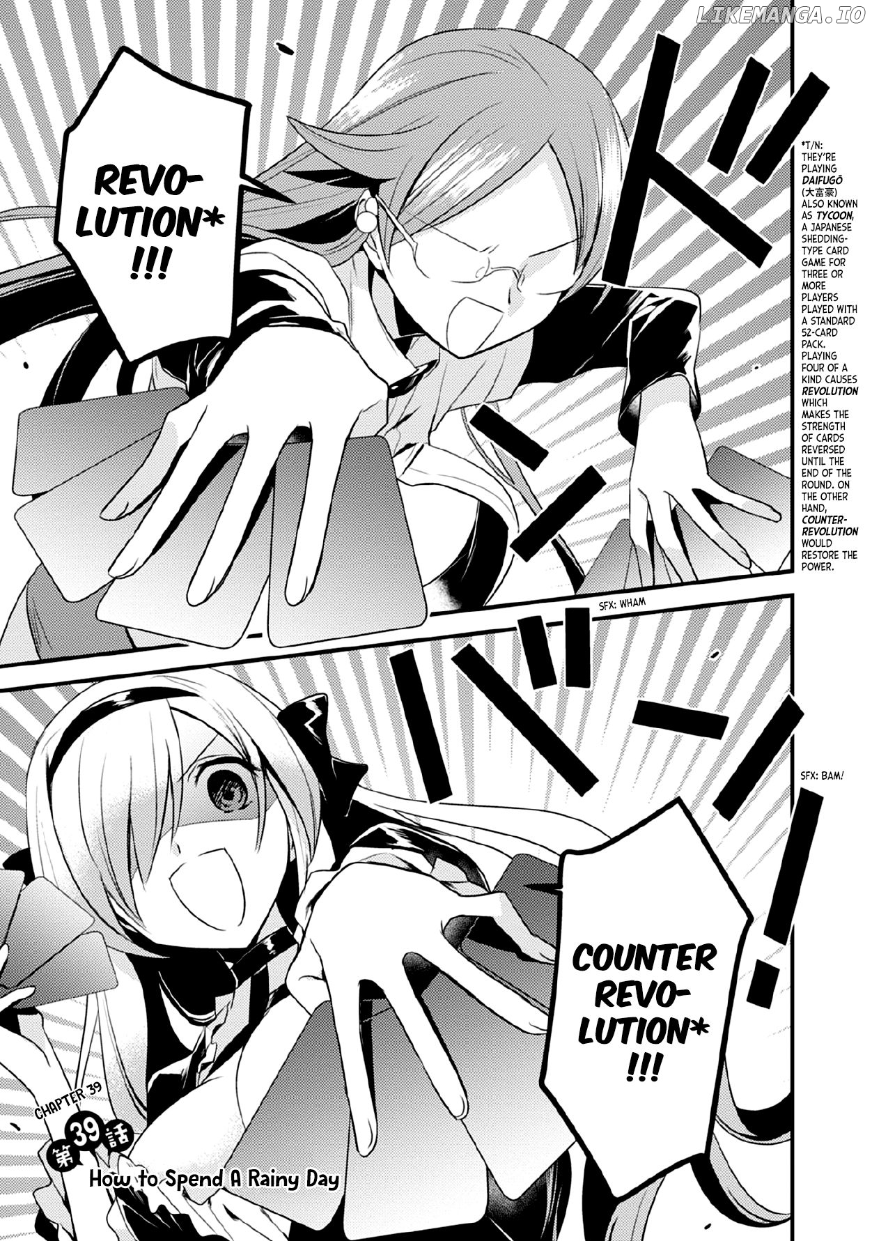 Megami-Ryou no Ryoubo-Kun chapter 39 - page 1