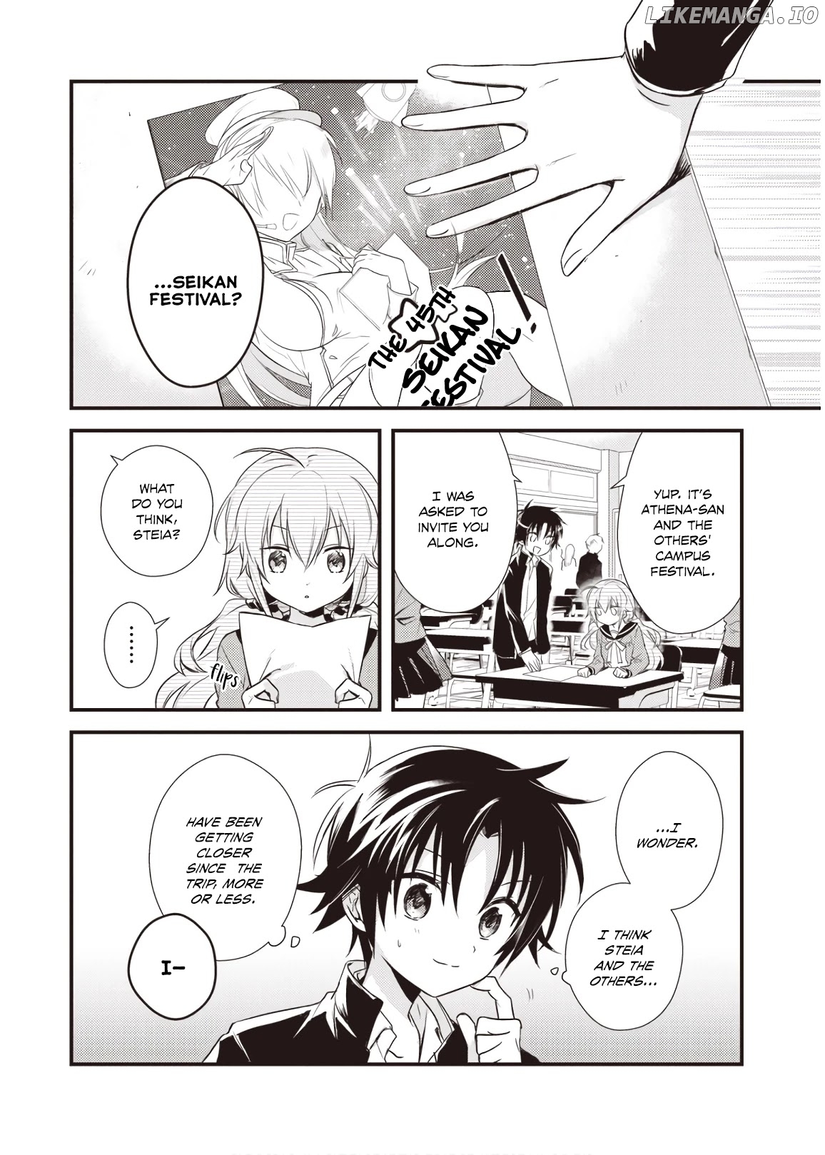 Megami-Ryou no Ryoubo-Kun chapter 13 - page 2