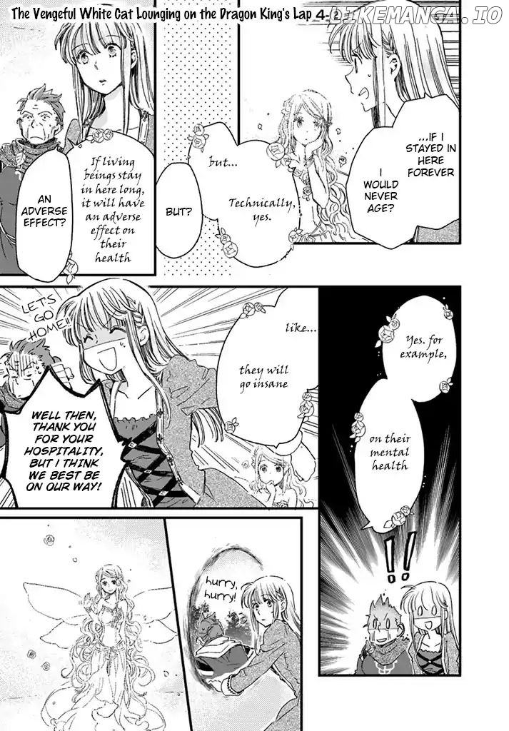 Fukushuu wo Chikatta Shironeko wa Ryuuou no Hiza no Jou de Damin wo Musaboru chapter 4.2 - page 2