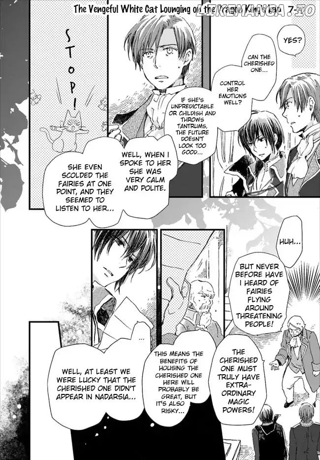 Fukushuu wo Chikatta Shironeko wa Ryuuou no Hiza no Jou de Damin wo Musaboru chapter 7.4 - page 2