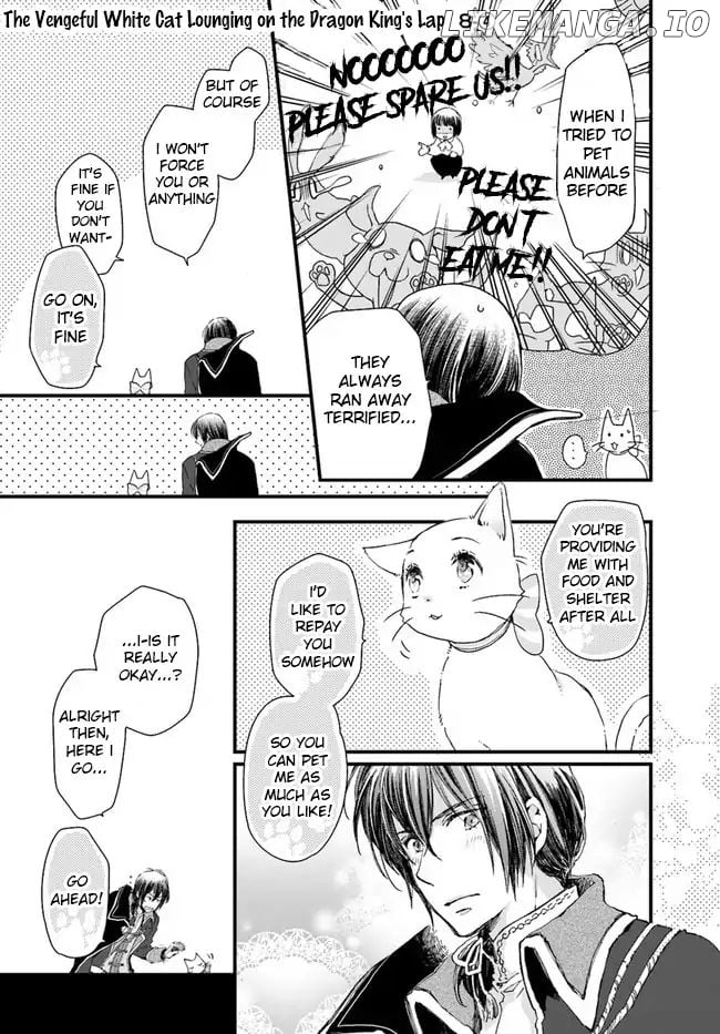 Fukushuu wo Chikatta Shironeko wa Ryuuou no Hiza no Jou de Damin wo Musaboru chapter 8.4 - page 2