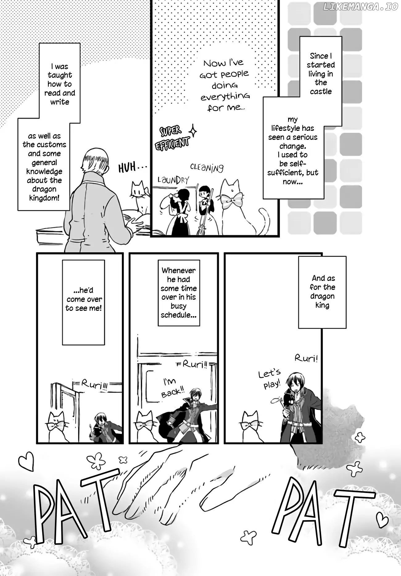 Fukushuu wo Chikatta Shironeko wa Ryuuou no Hiza no Jou de Damin wo Musaboru chapter 9.1 - page 4
