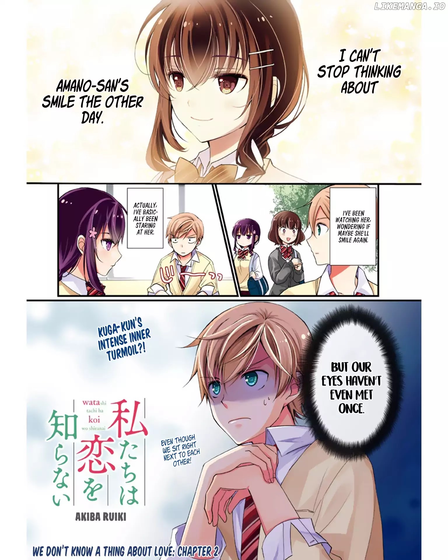 Watashitachi Wa Koi Wo Shiranai chapter 2 - page 2