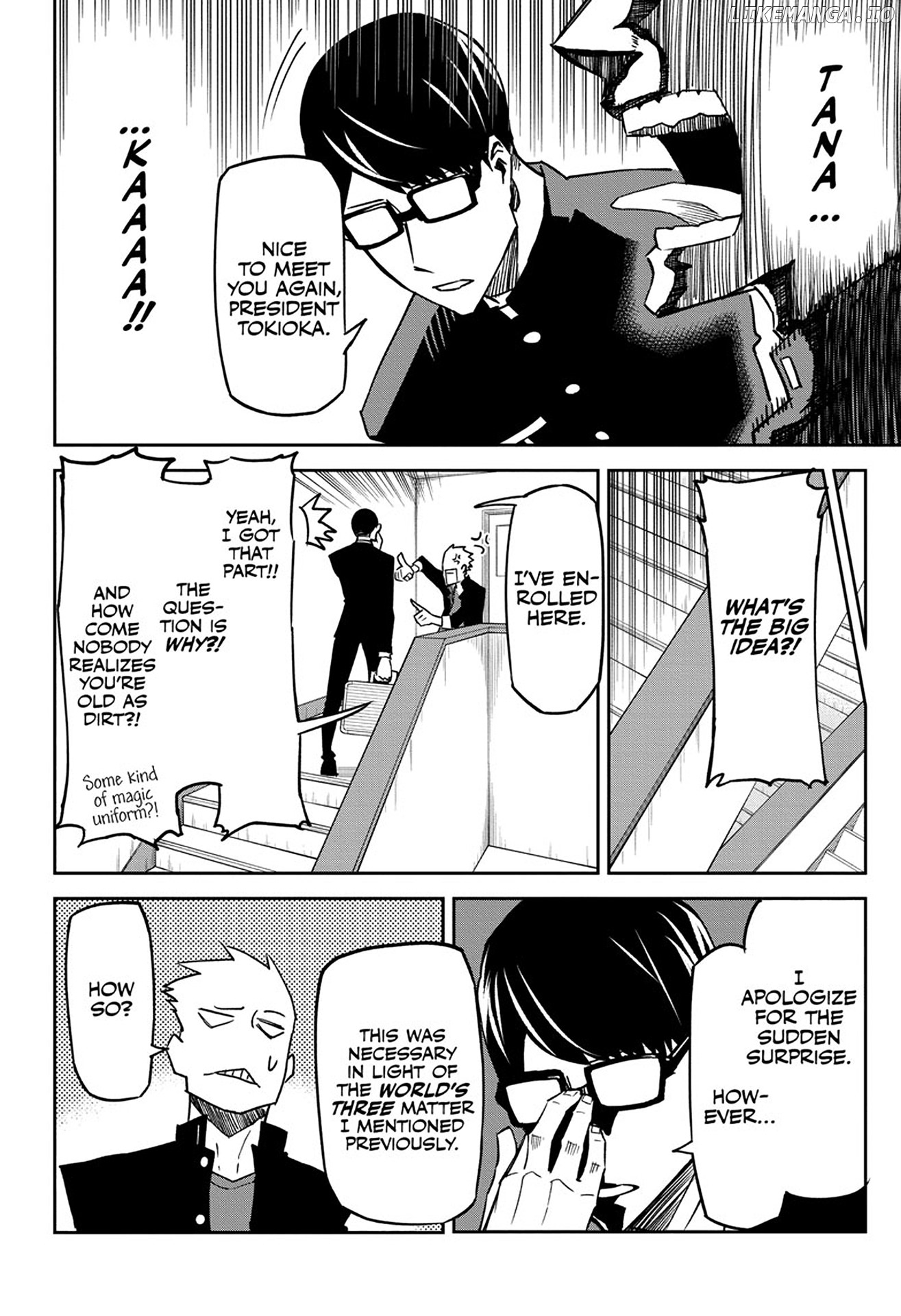 Sougou Jikan Jigyou Kaisha Daihyou Torijimariyaku Kaichou Senzoku Hisho Tanaka Seiji chapter 2 - page 9