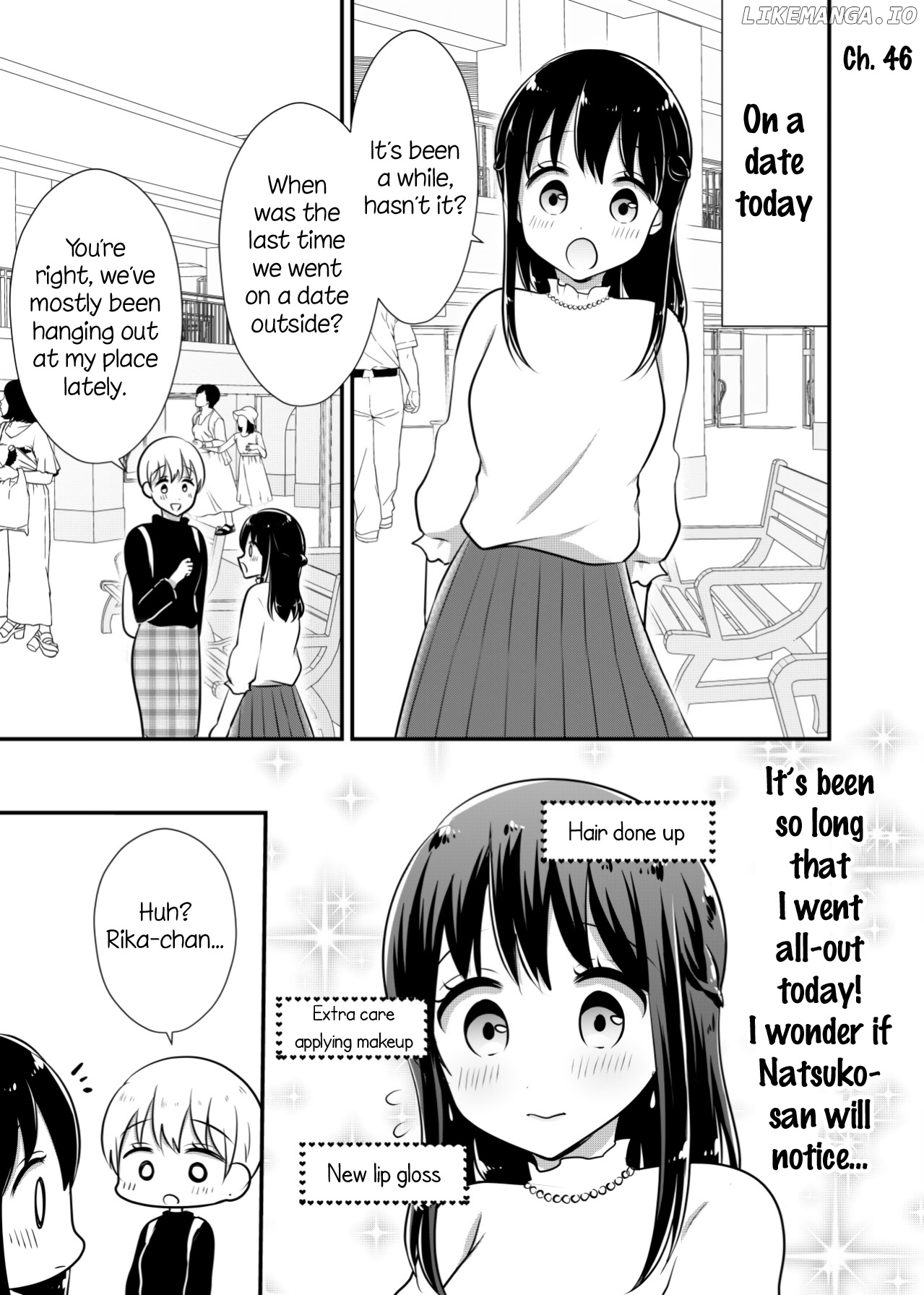 Joshi Daisei ga Goukon de Onee-San ni Mochikaerareru Hanashi chapter 46 - page 1