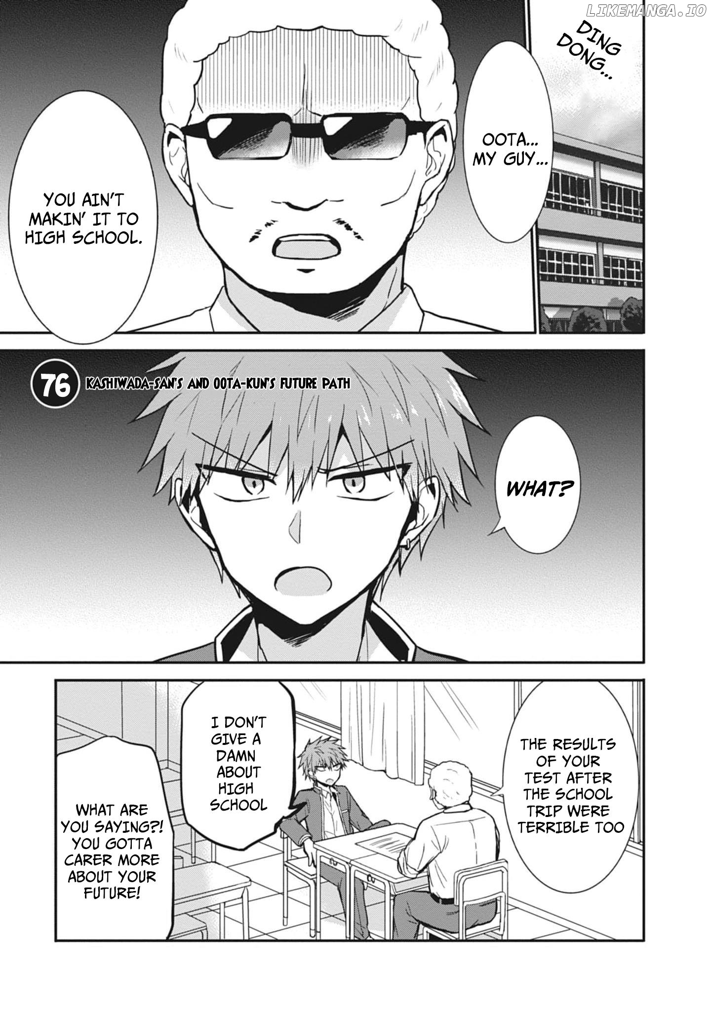 Expressionless Kashiwada-San And Emotional Oota-Kun chapter 76 - page 4
