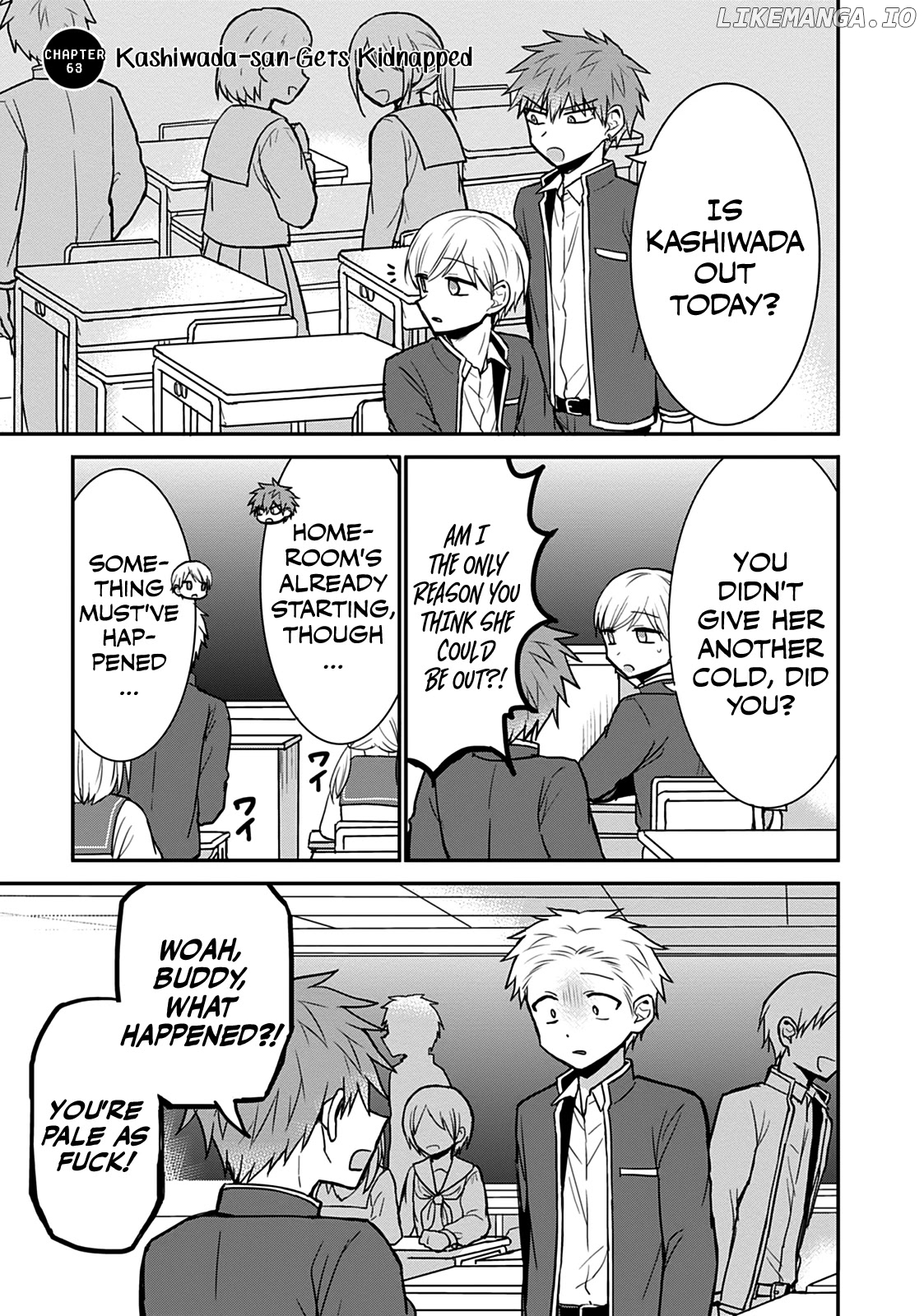 Expressionless Kashiwada-San And Emotional Oota-Kun chapter 63 - page 1