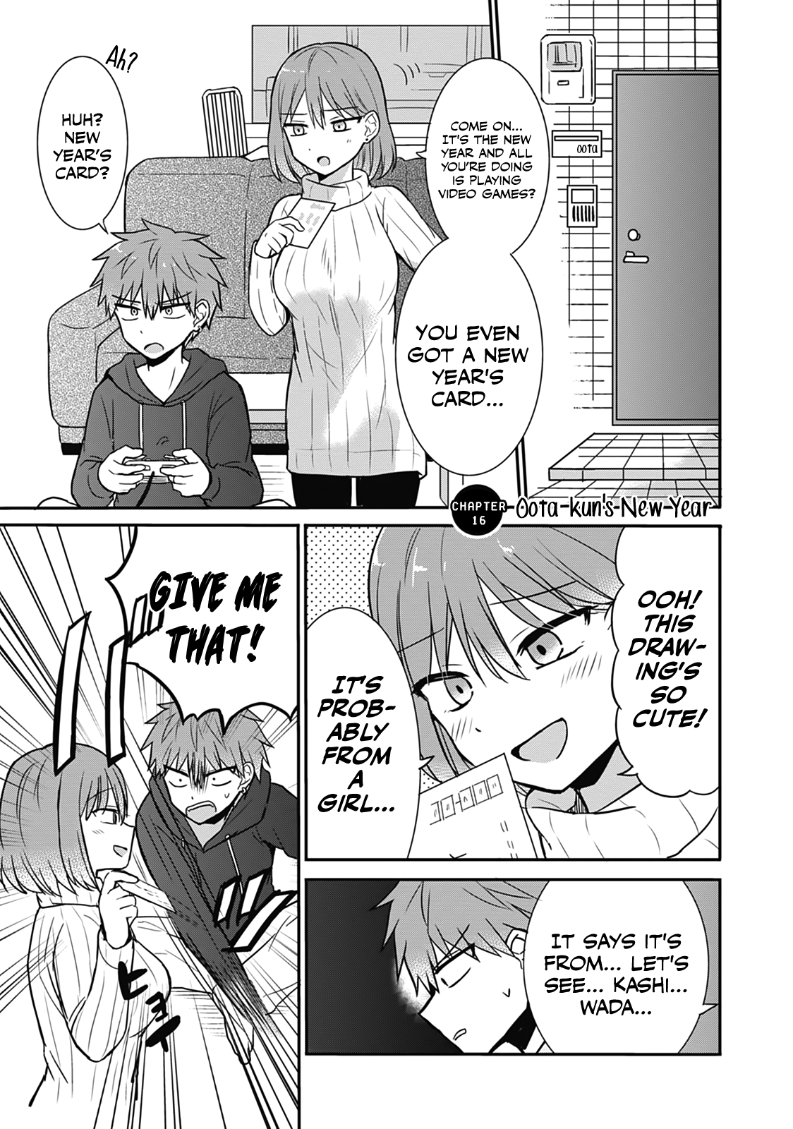 Expressionless Kashiwada-San And Emotional Oota-Kun chapter 16 - page 1