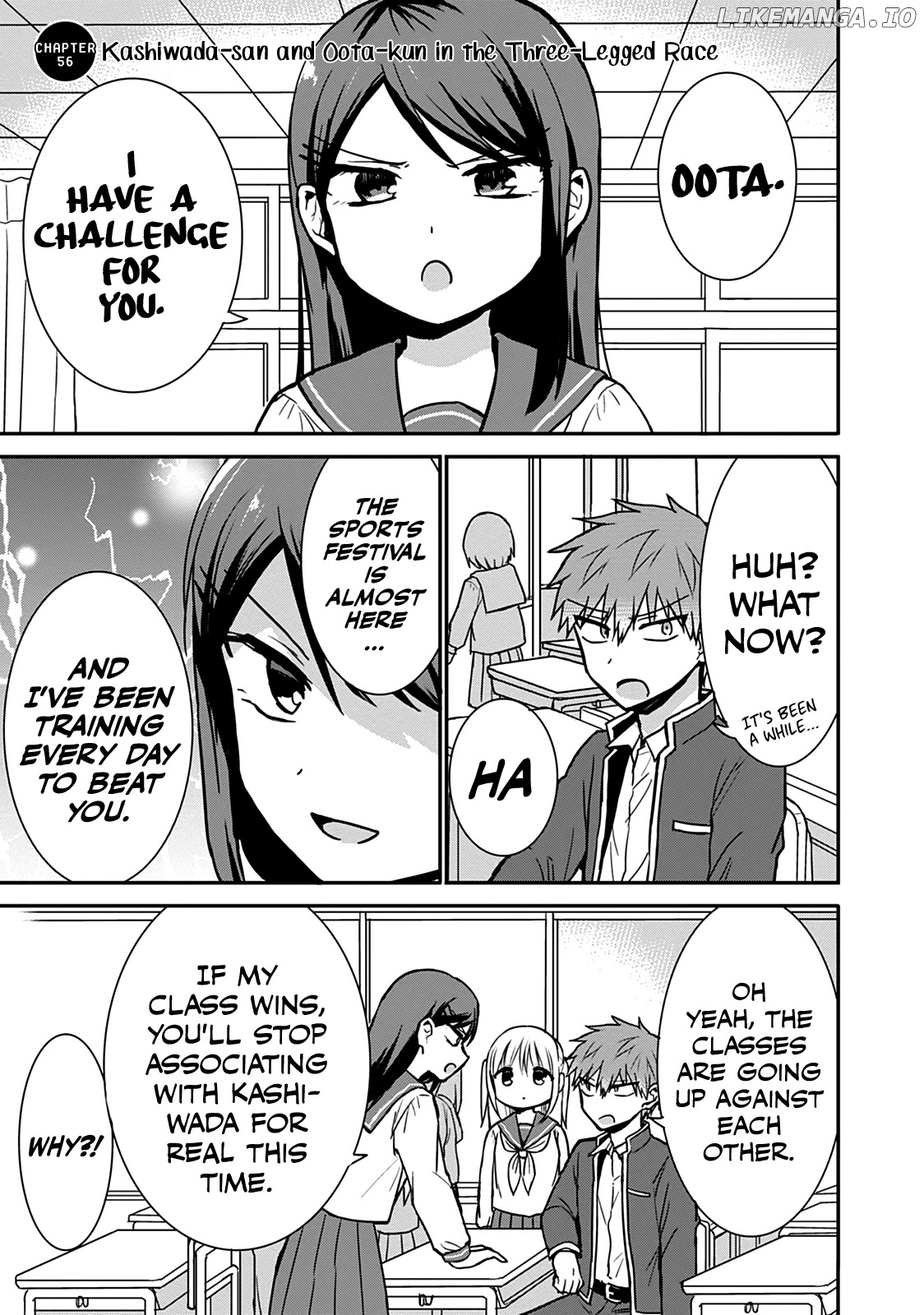 Expressionless Kashiwada-San And Emotional Oota-Kun chapter 56 - page 1