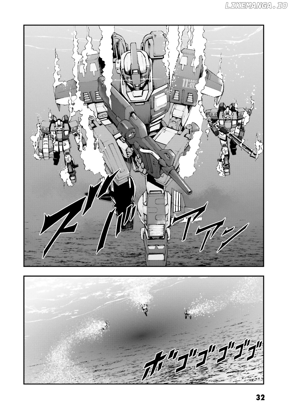 Kidou Sensei Gundam Gaiden - The Blue Destiny (TAICHI You) chapter 6 - page 32