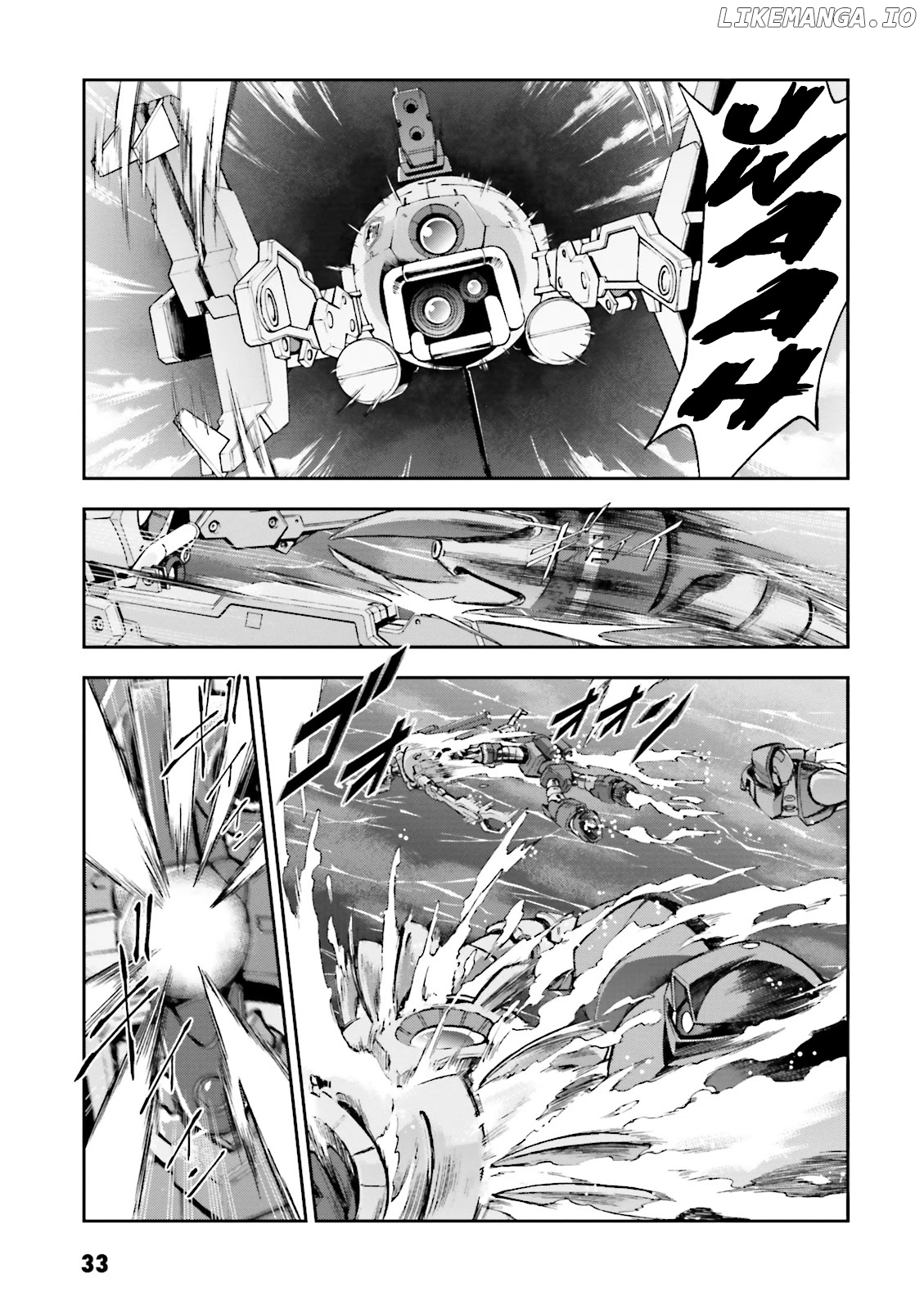 Kidou Sensei Gundam Gaiden - The Blue Destiny (TAICHI You) chapter 6 - page 33
