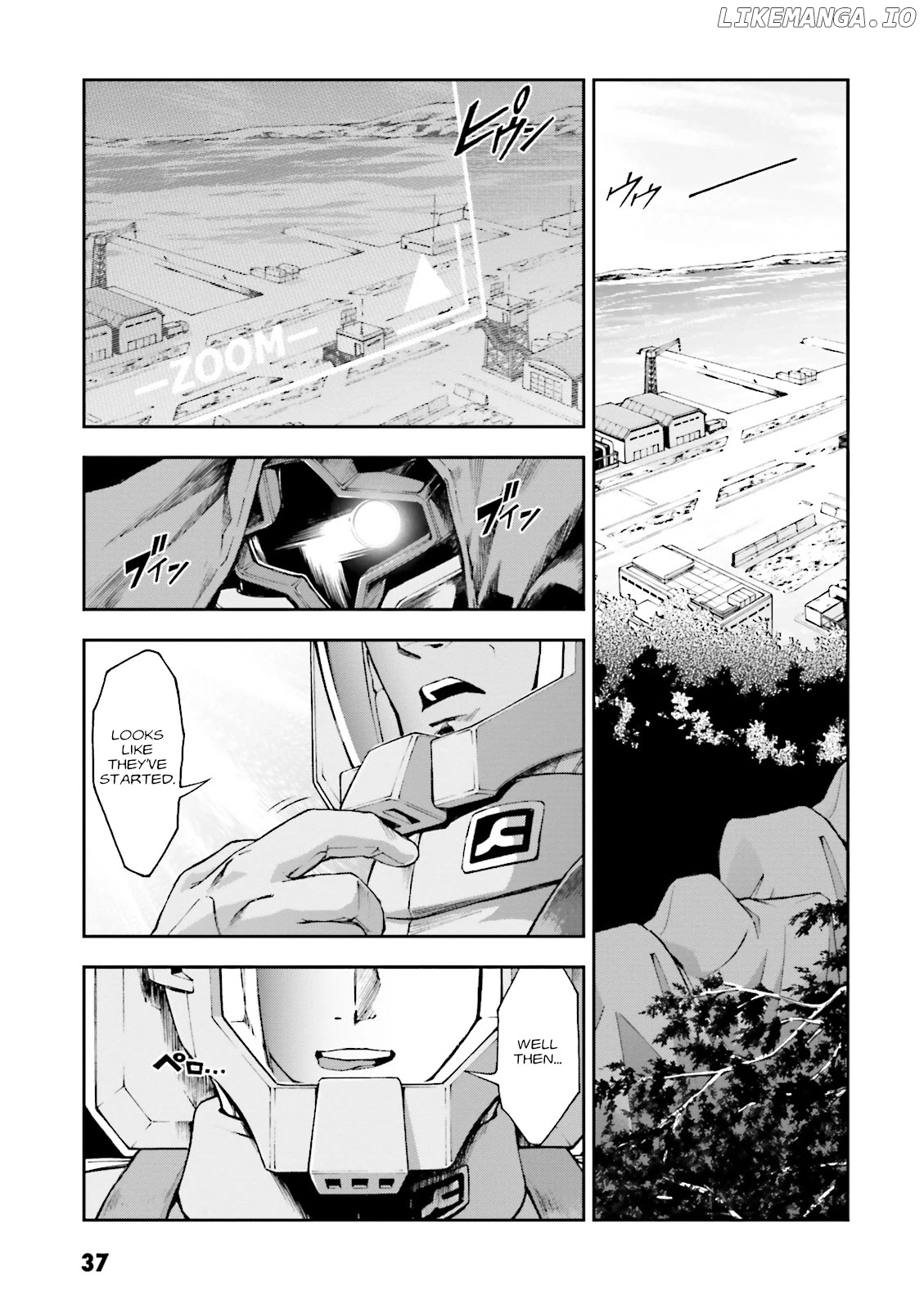 Kidou Sensei Gundam Gaiden - The Blue Destiny (TAICHI You) chapter 6 - page 37