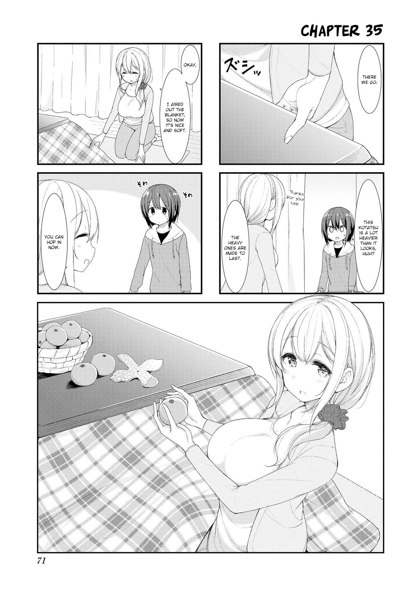Sunoharasou no Kanrinin-San chapter 35 - page 1