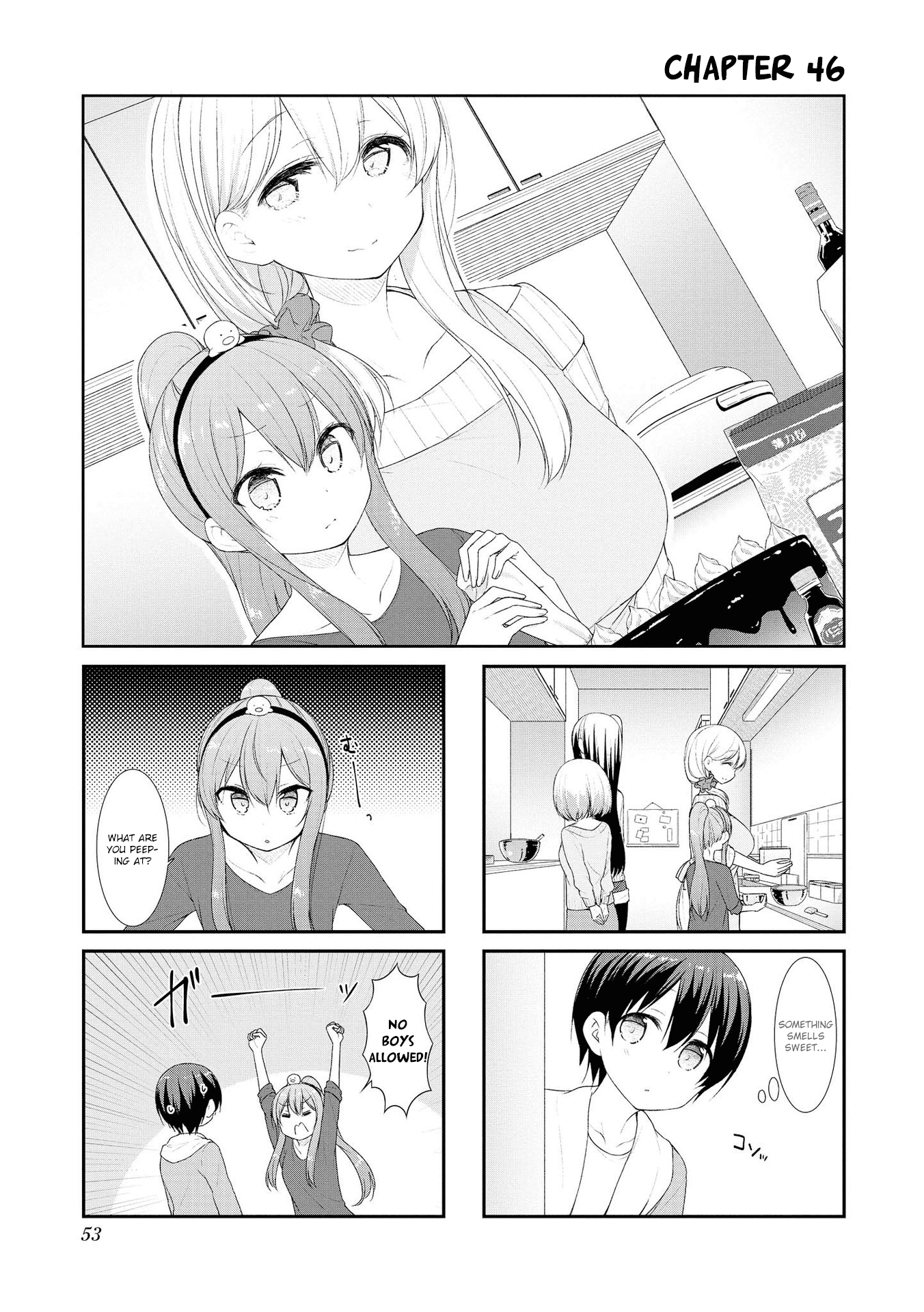 Sunoharasou no Kanrinin-San chapter 46 - page 1