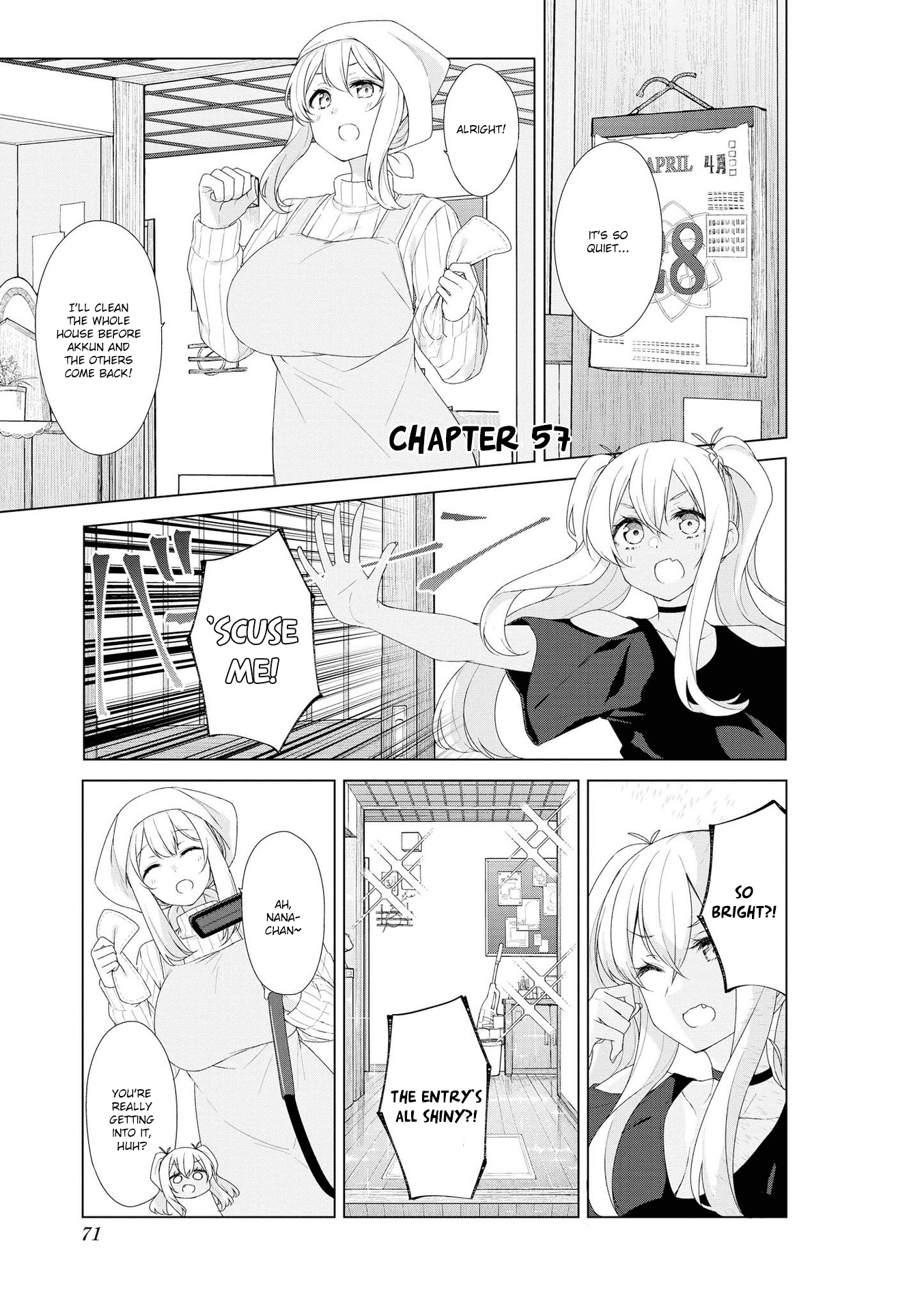 Sunoharasou no Kanrinin-San chapter 57 - page 1