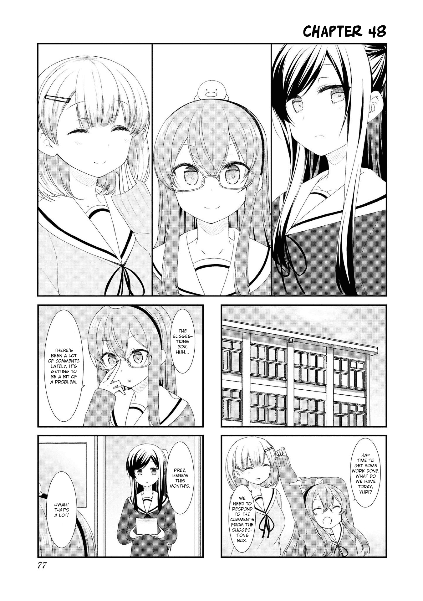 Sunoharasou no Kanrinin-San chapter 48 - page 1