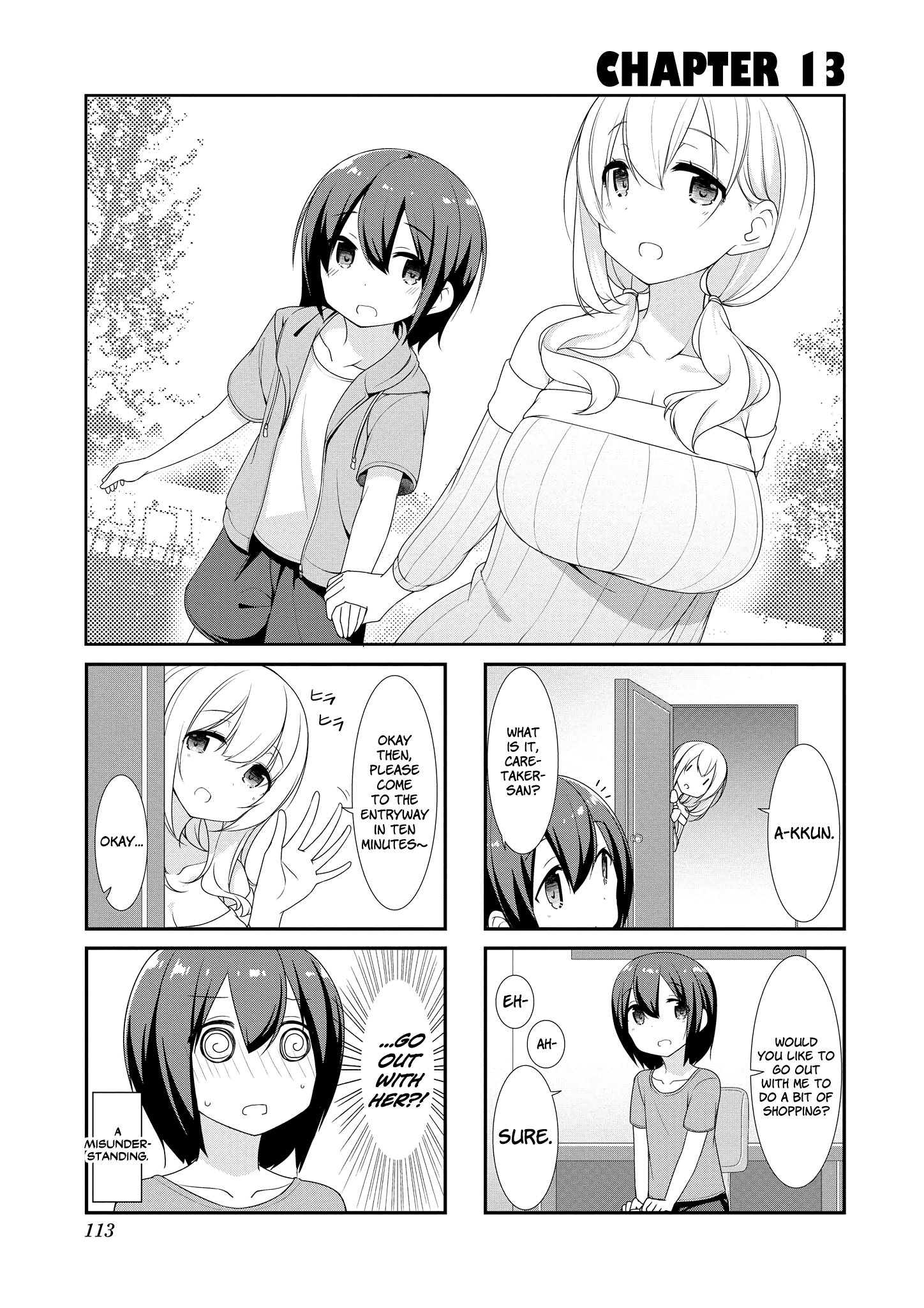 Sunoharasou no Kanrinin-San chapter 13 - page 1