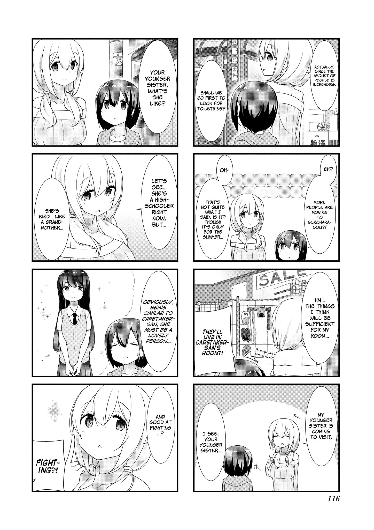Sunoharasou no Kanrinin-San chapter 13 - page 4