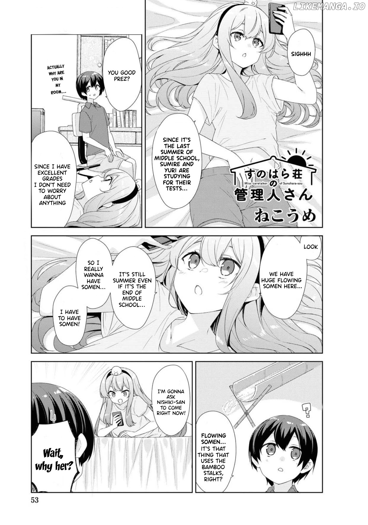 Sunoharasou no Kanrinin-San chapter 67 - page 2