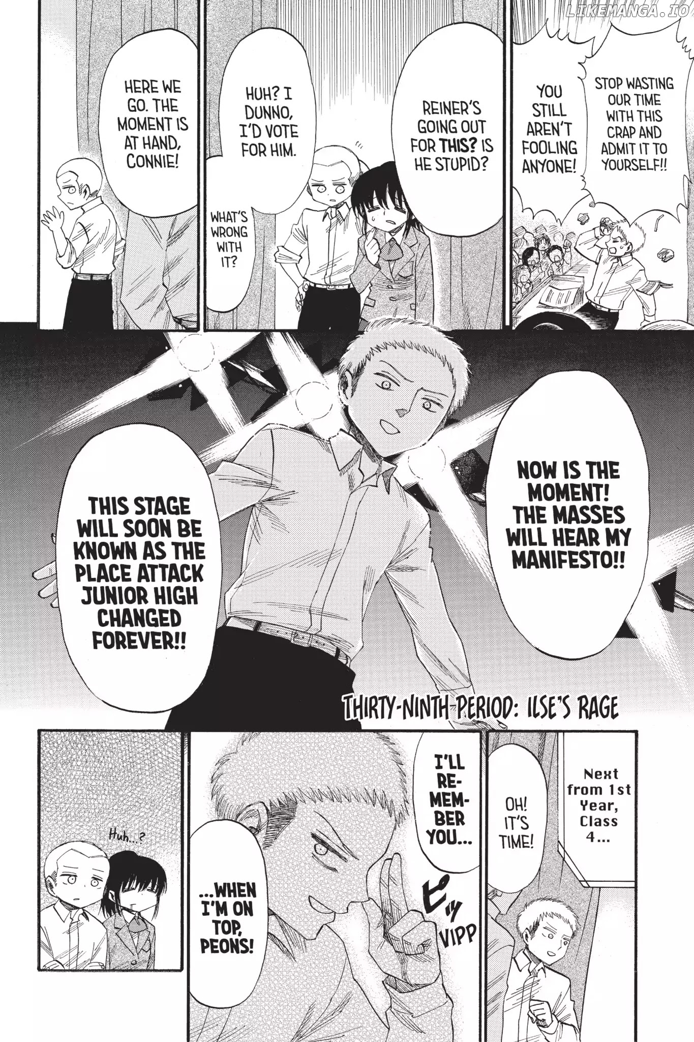 Attack on Titan: Junior High chapter 39 - page 2