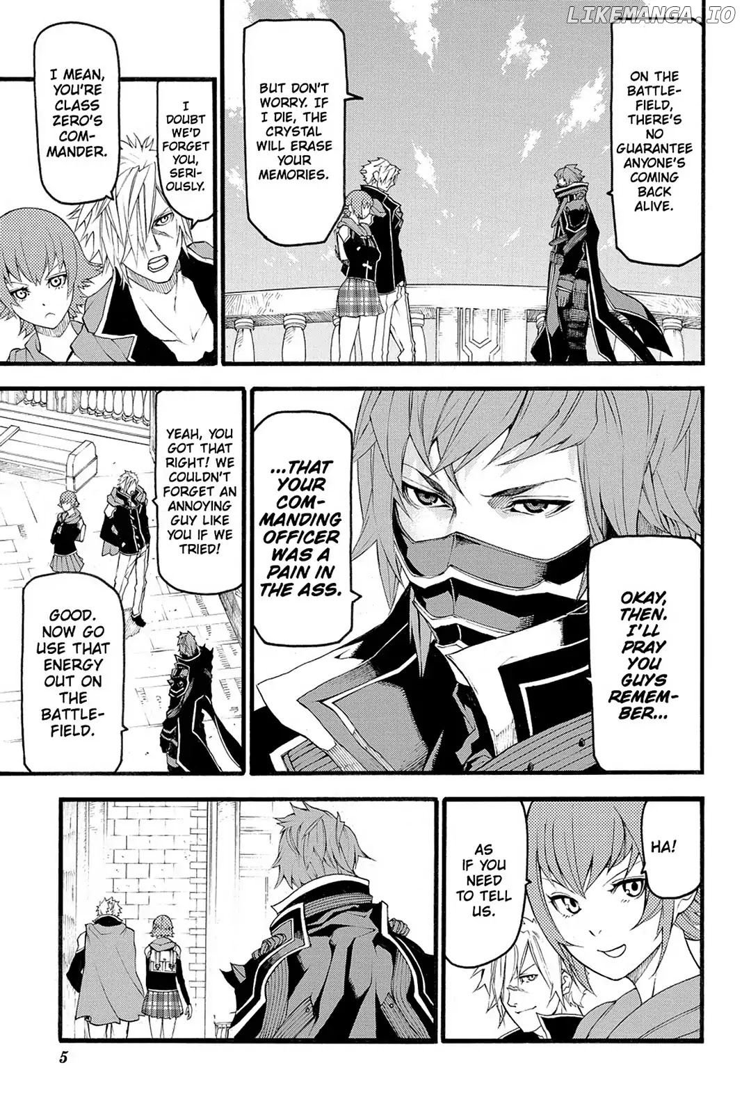 Final Fantasy Type-0 Side Story: The Ice Reaper chapter 1 - page 7